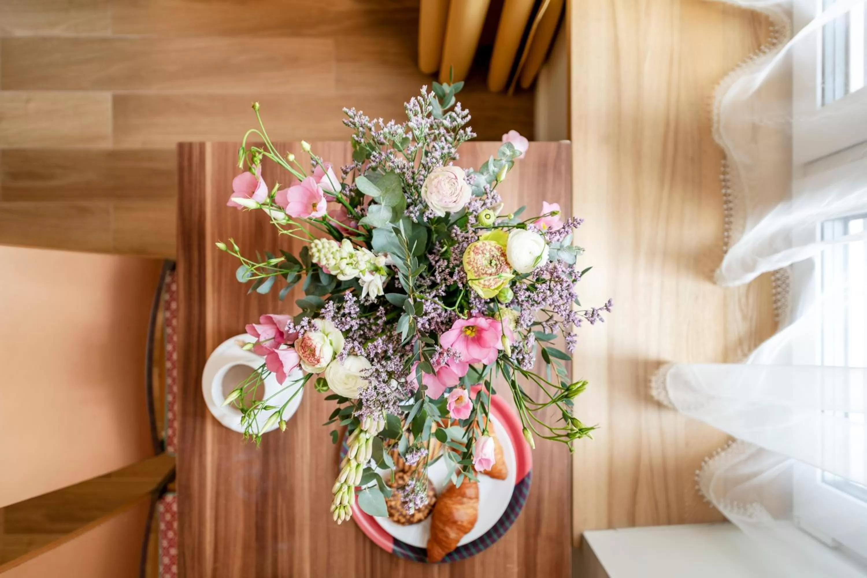 Seating area in Vilnius Apartments