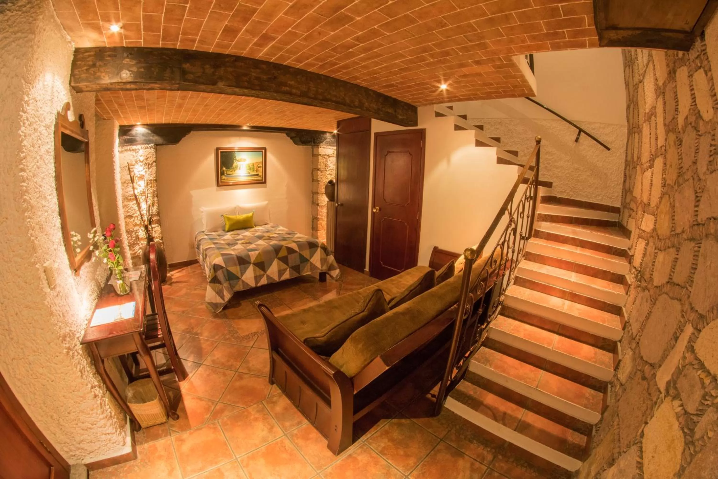 Bed in Hotel Mesón de los Remedios