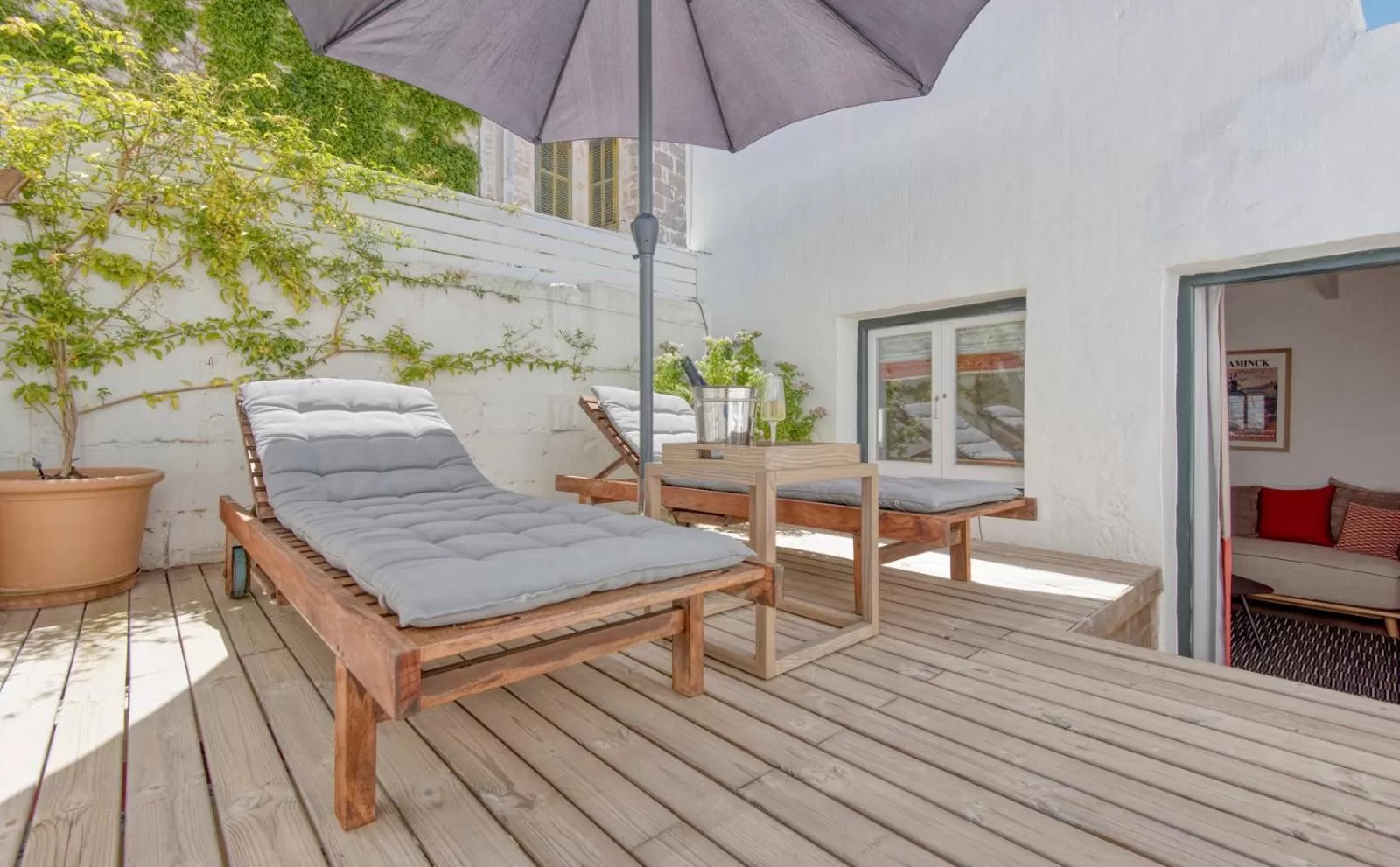 Balcony/Terrace in Can Alberti 1740 Boutique Hotel