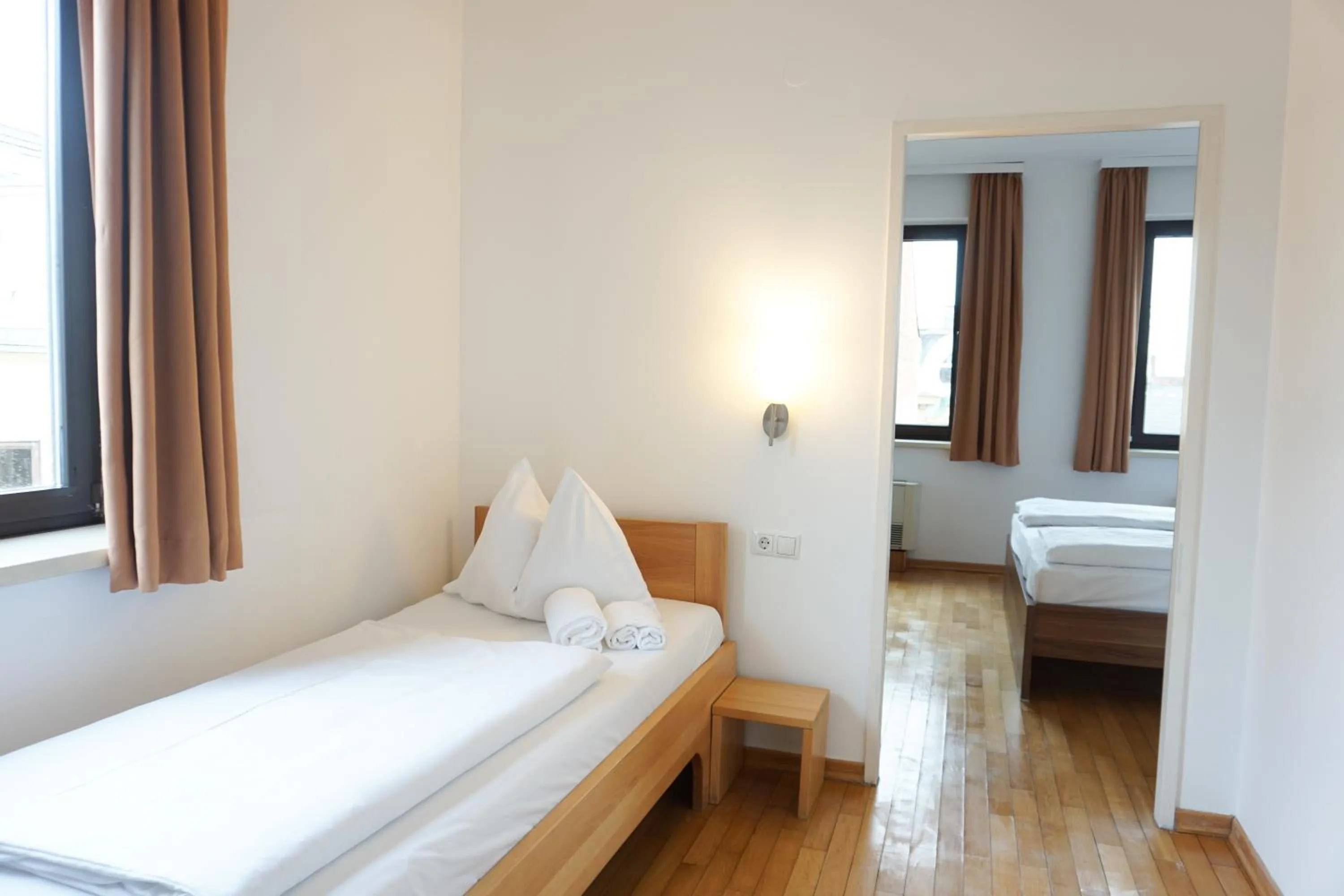 Bed in Hotel Kaffeemühle