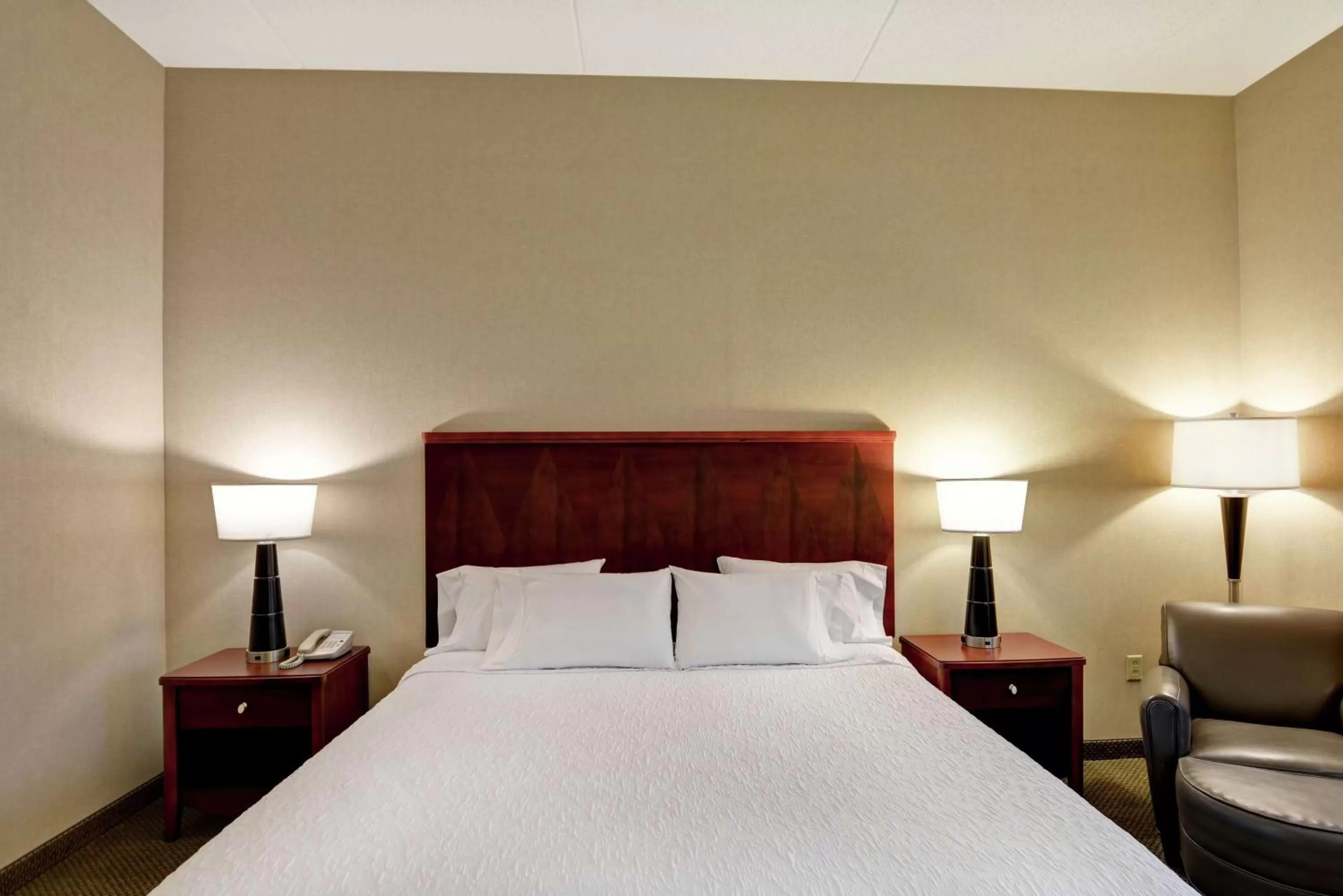 Bed in Hampton Inn Sayre