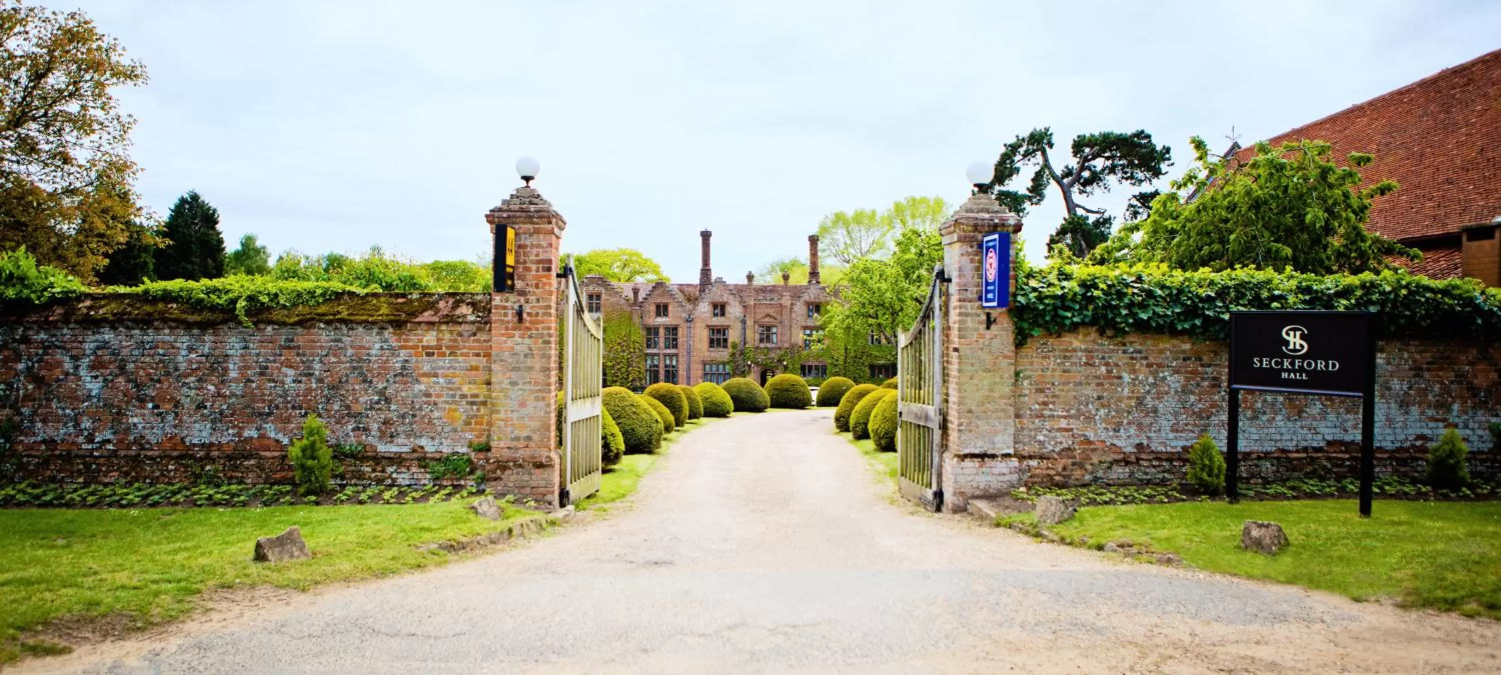 Facade/entrance in Seckford Hall Hotel & Spa
