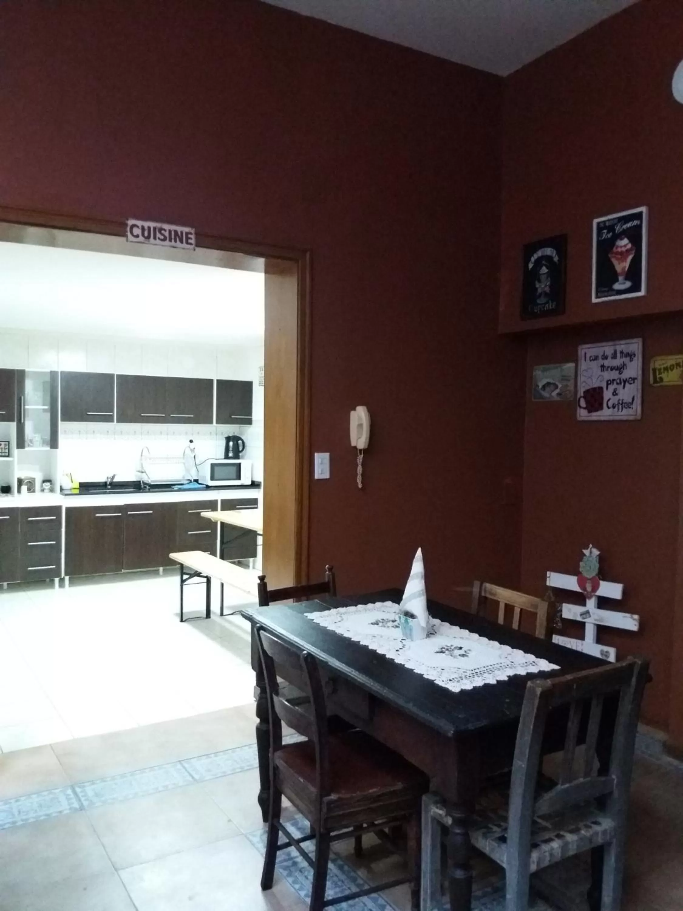 Communal kitchen in Kalahat