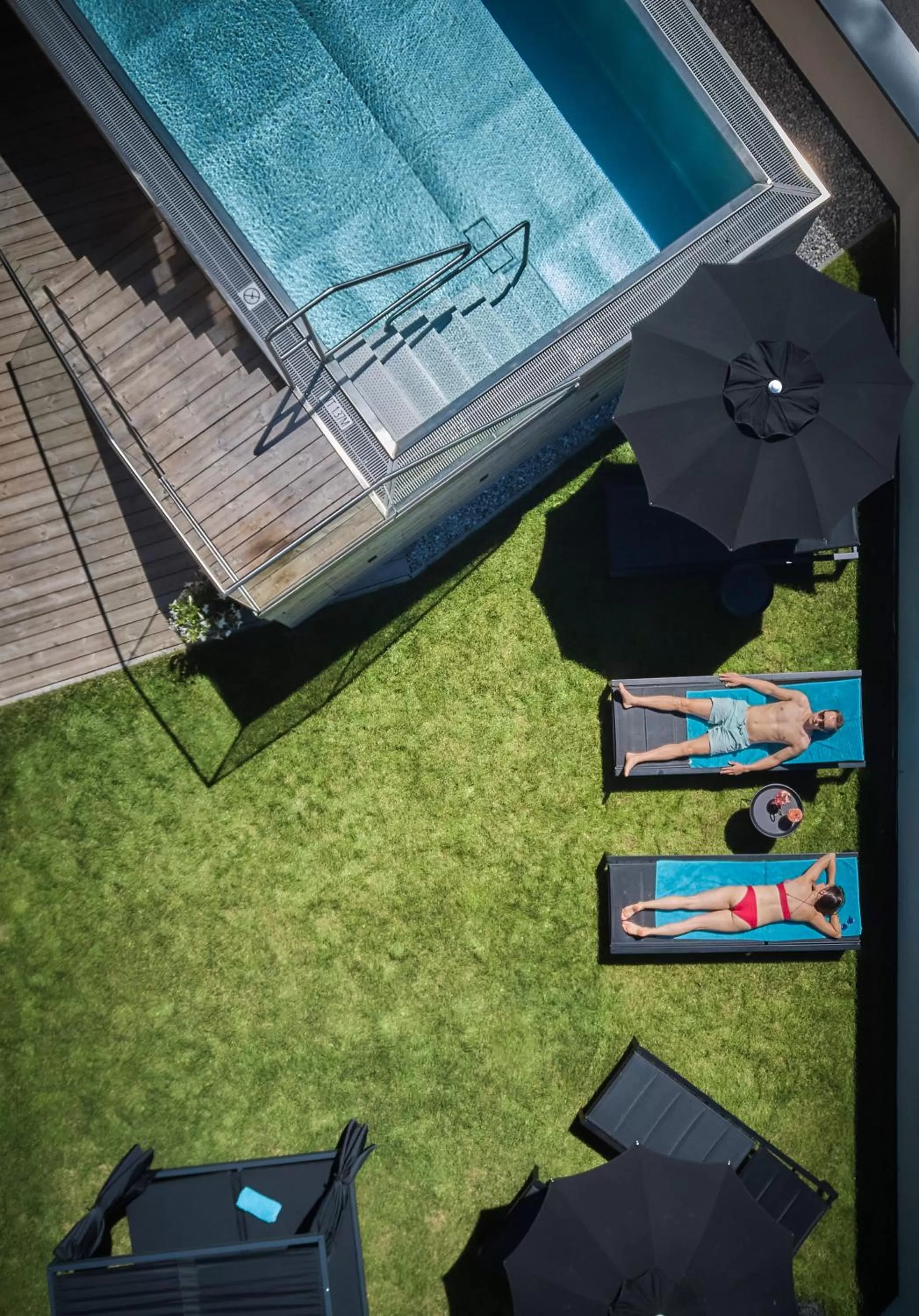 Balcony/Terrace in Hotel Astrid - Ski In - Ski Out