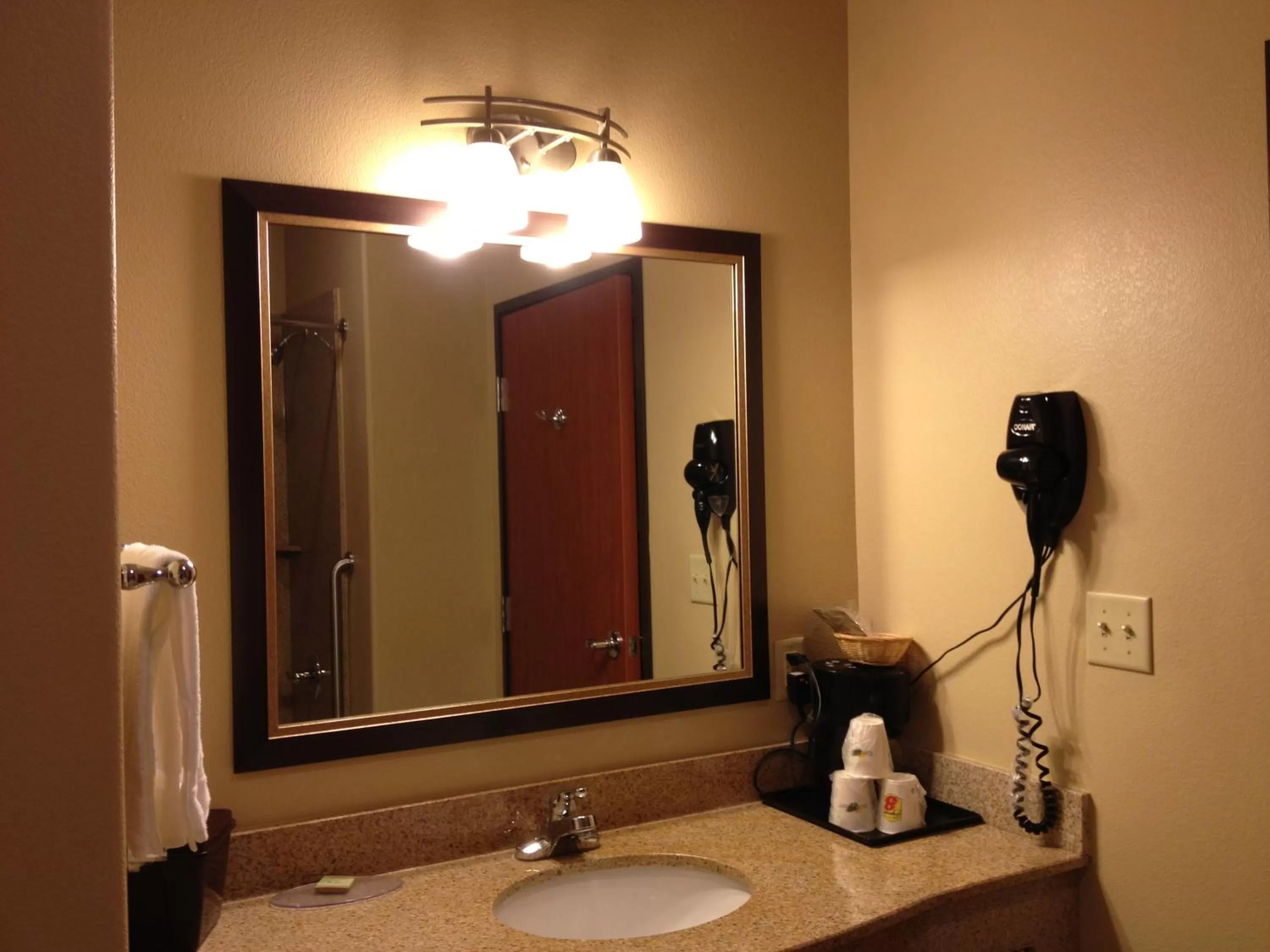 Bathroom in Super 8 by Wyndham Odessa TX
