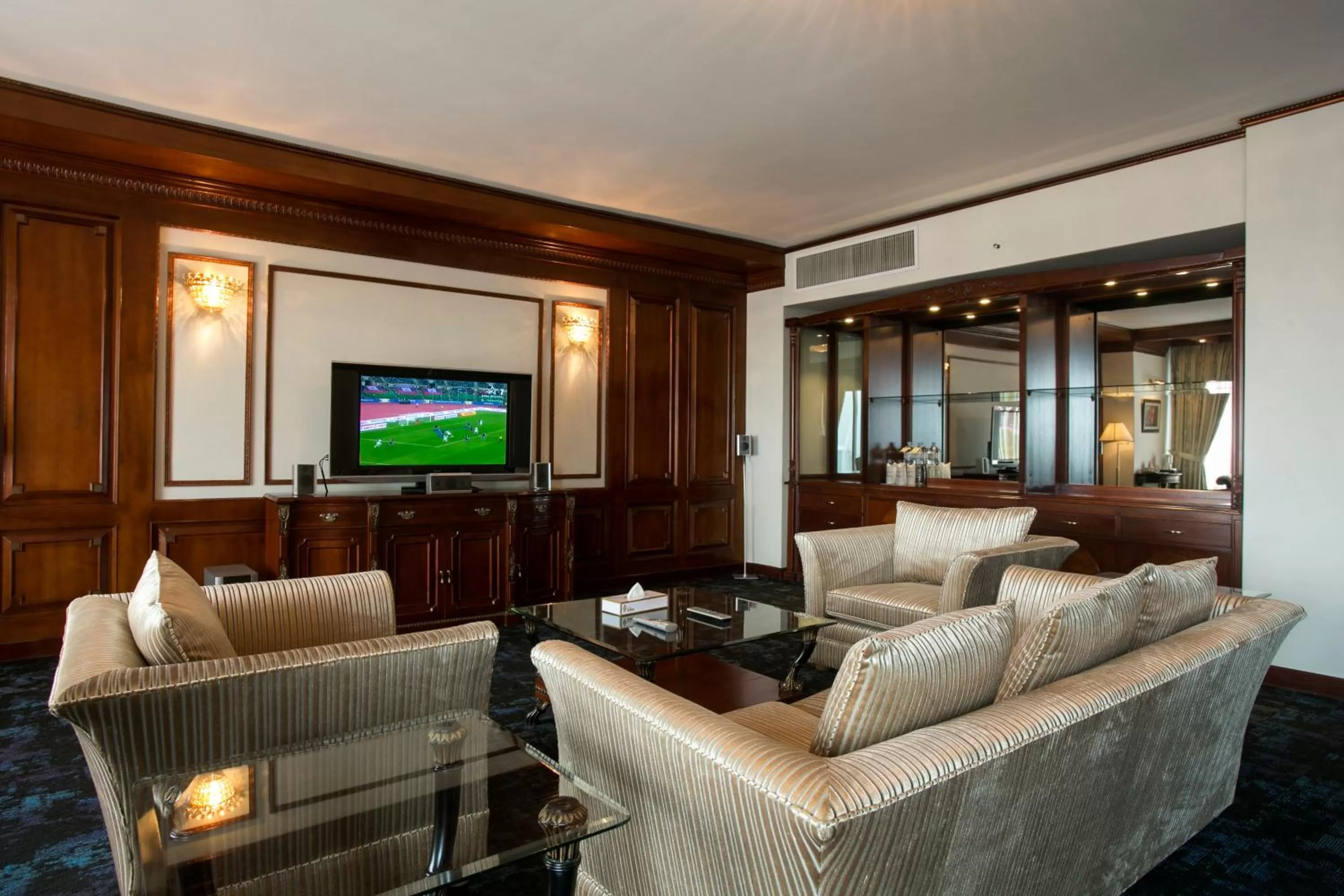 Seating area in Hotel Sarina