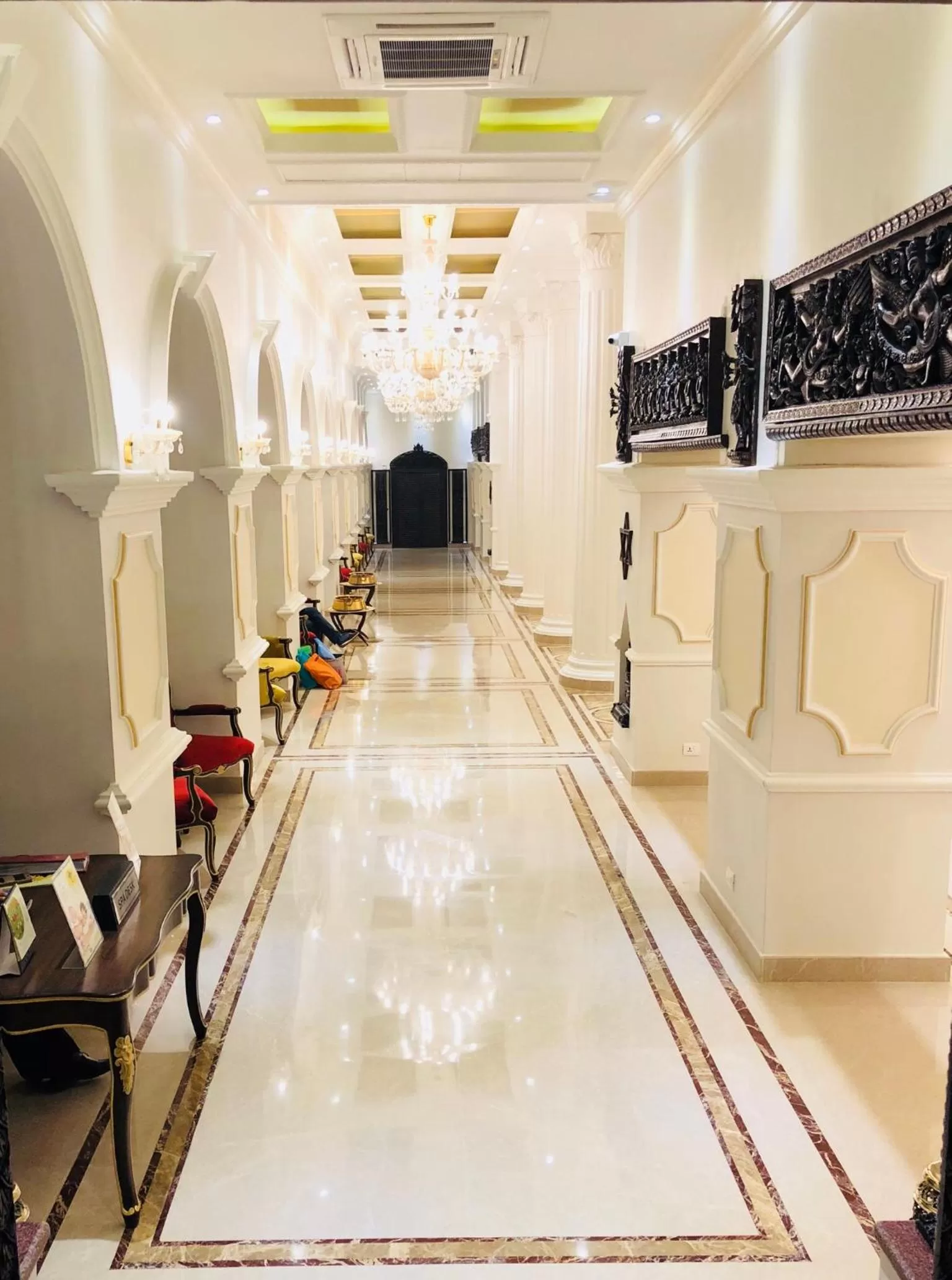 Lobby or reception in Hotel Shanker-Palatial Heritage Kathmandu