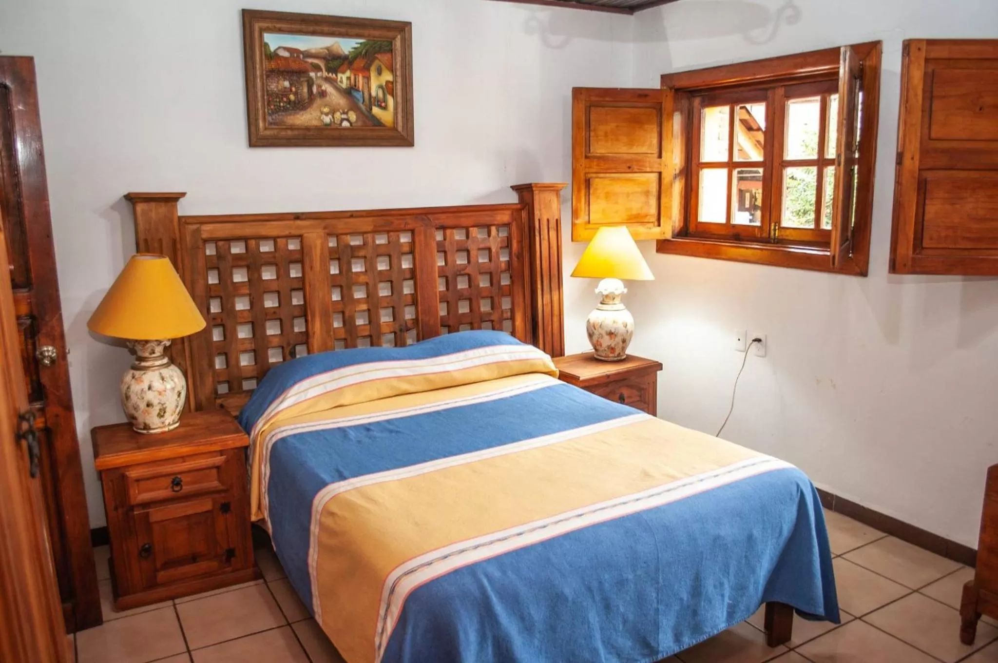 Bed in Mansión del Virrey