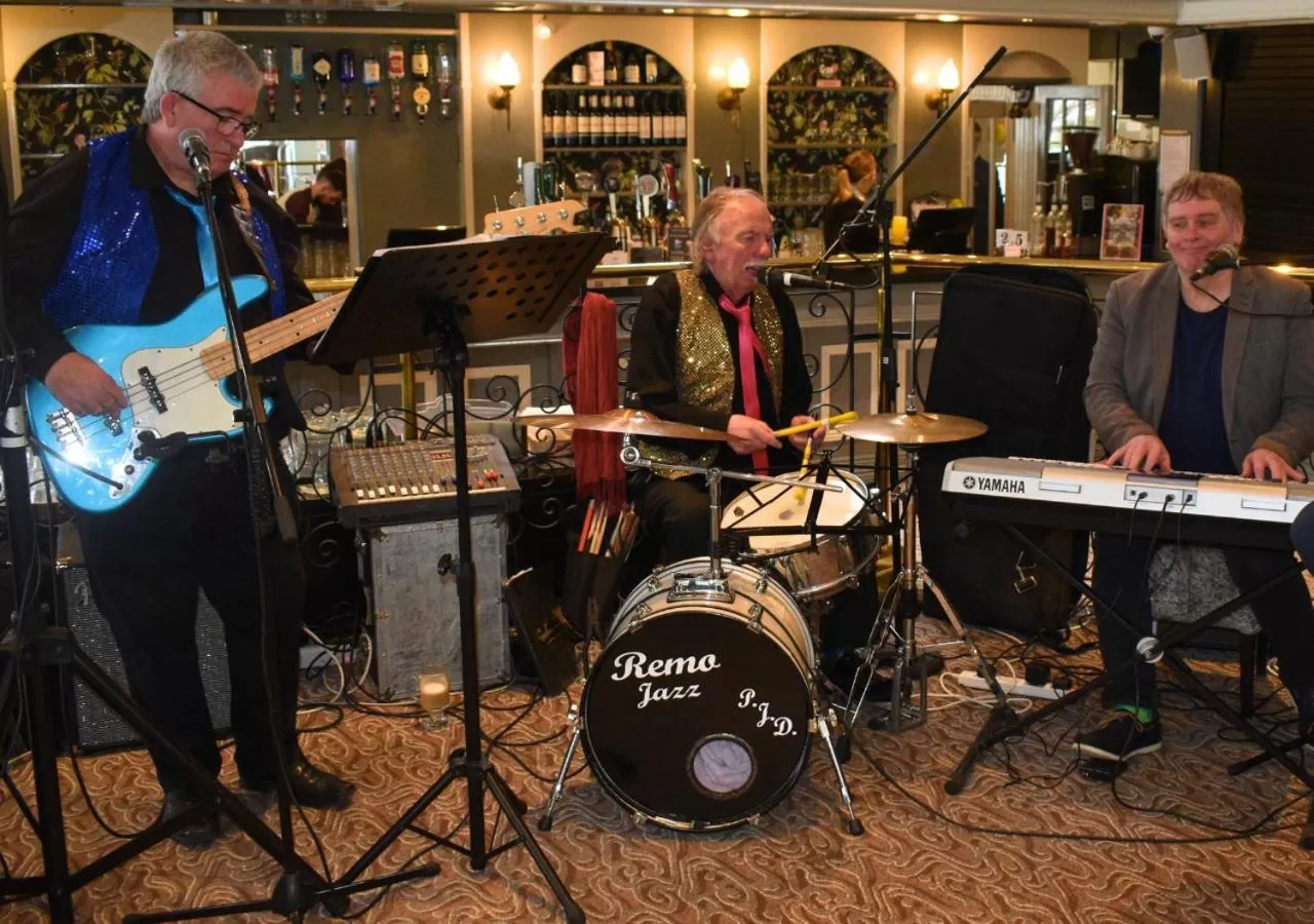 People in Flannery's Hotel