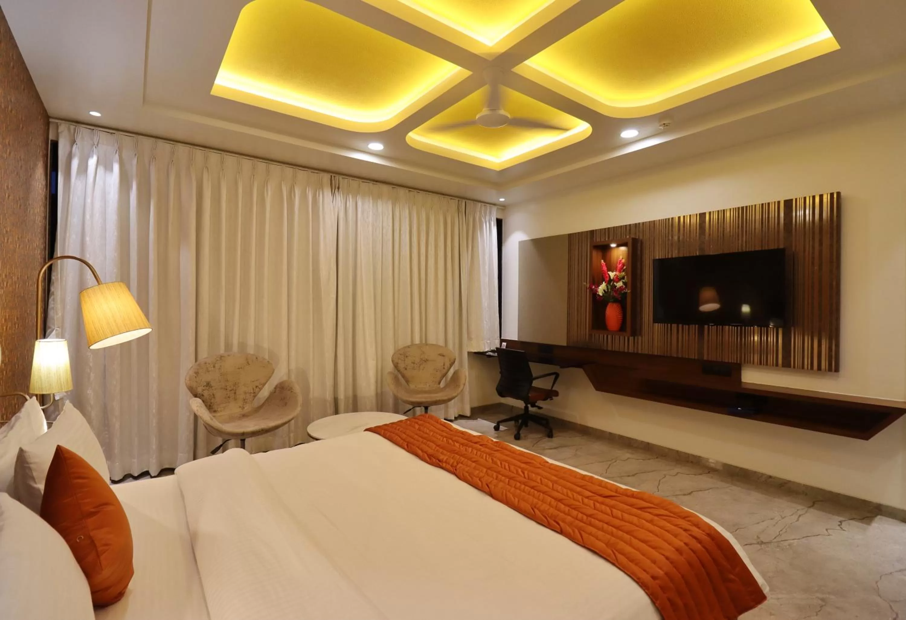 View (from property/room), Bed in Four Petals Executive by LHMS