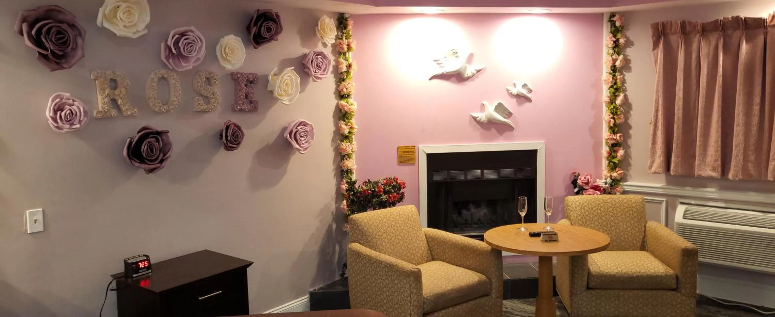 Living room in Inn of the Dove - Romantic Luxury Suites with Jacuzzi & Seasonal Fireplace at Harrisburg-Hershey-Philadelphia, PA