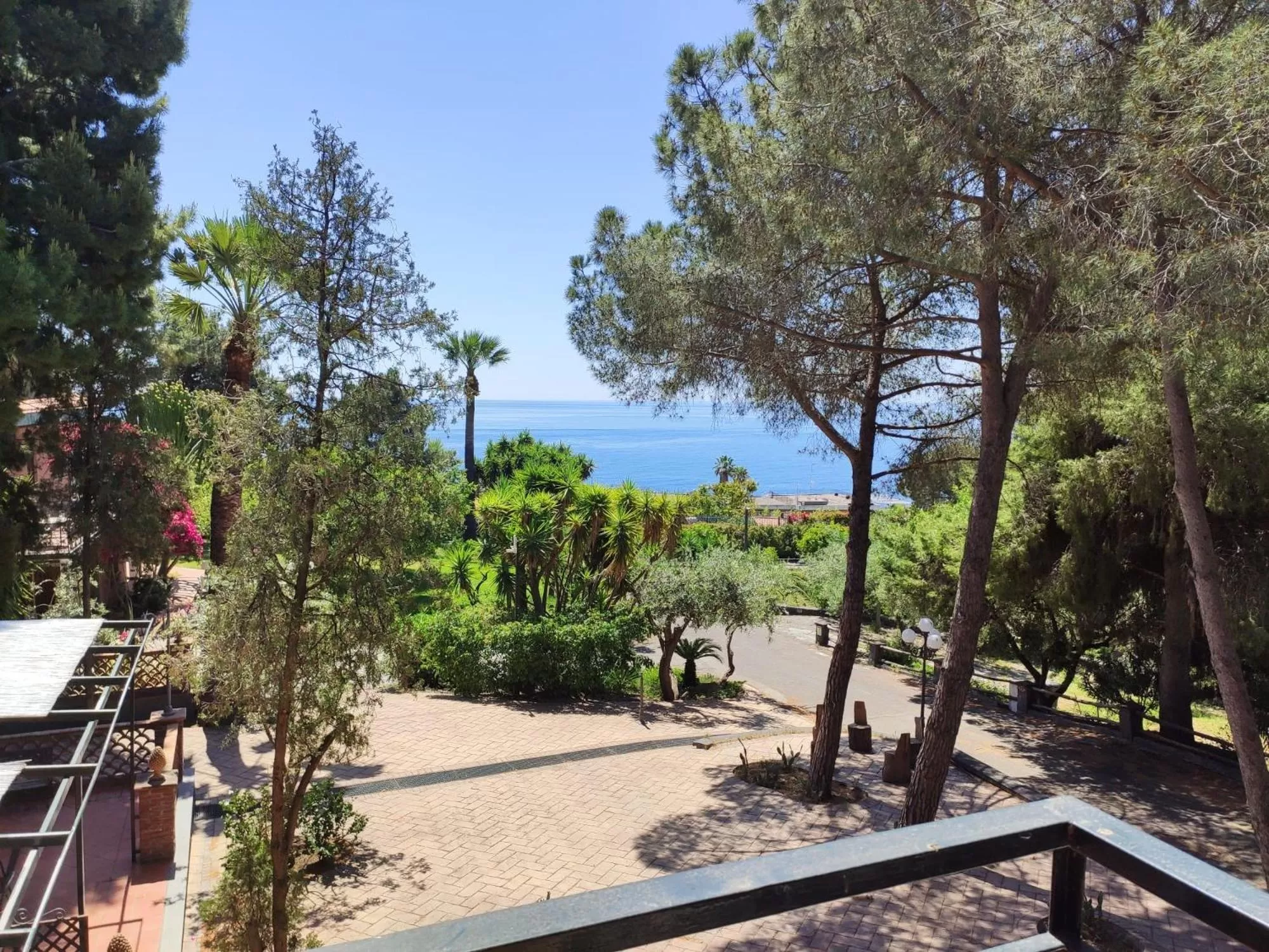 Bird's eye view in Villa delle Palme