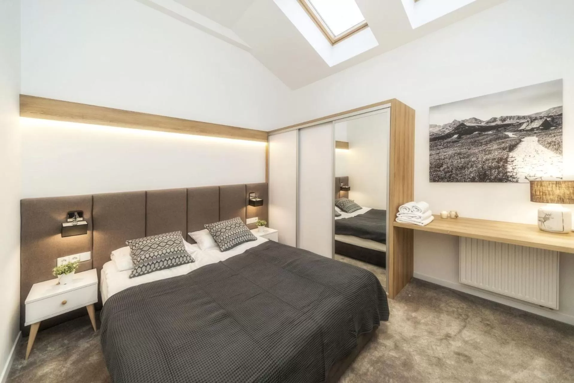 Bed in Aparthotel Giewont