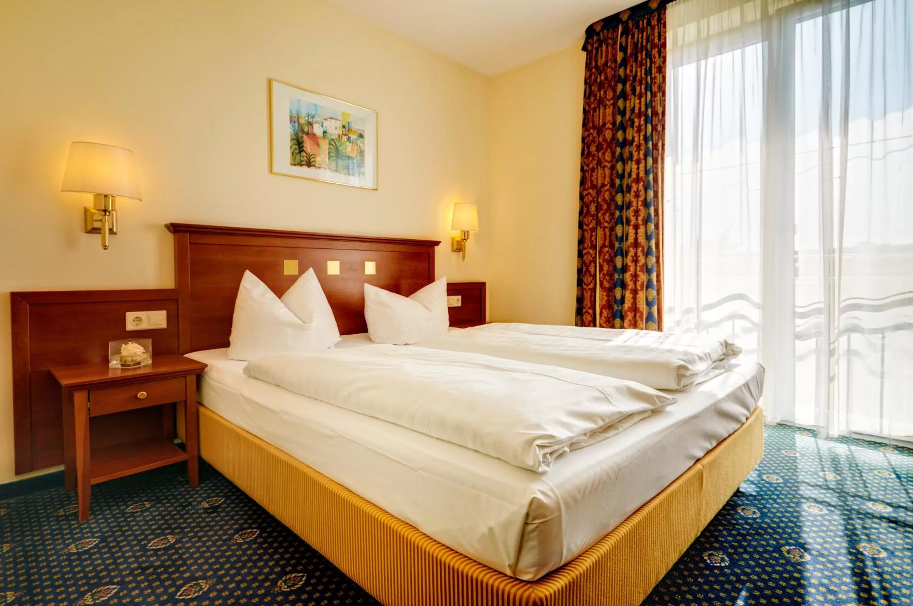 Photo of the whole room, Bed in Landhotel Hallnberg