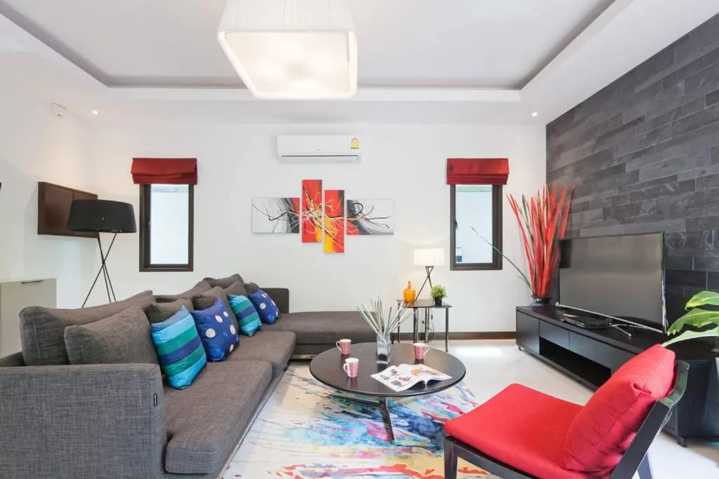 Living room in Inspire Villas Phuket