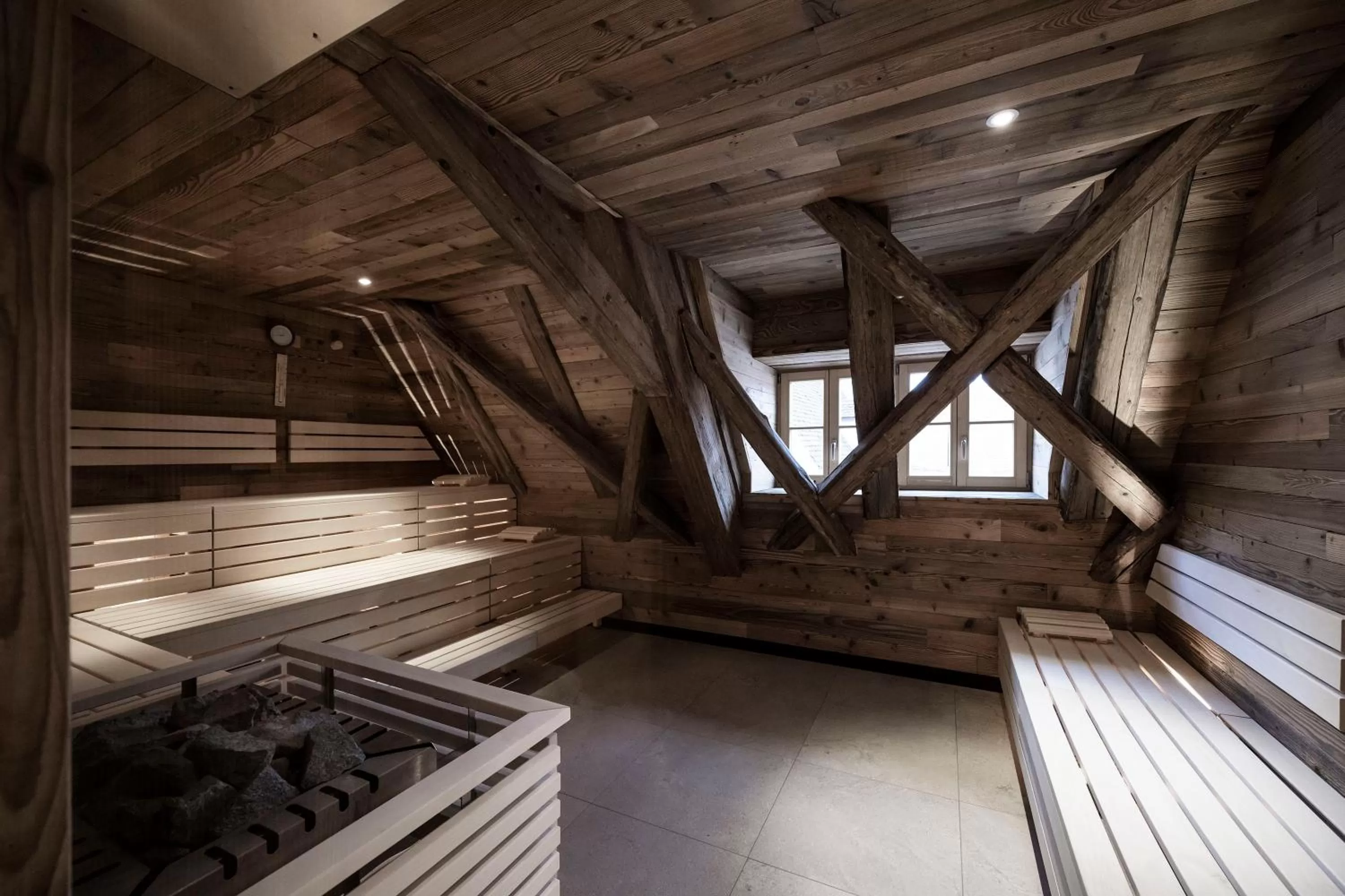 Sauna in HOTEL & SPA Goldene Rose