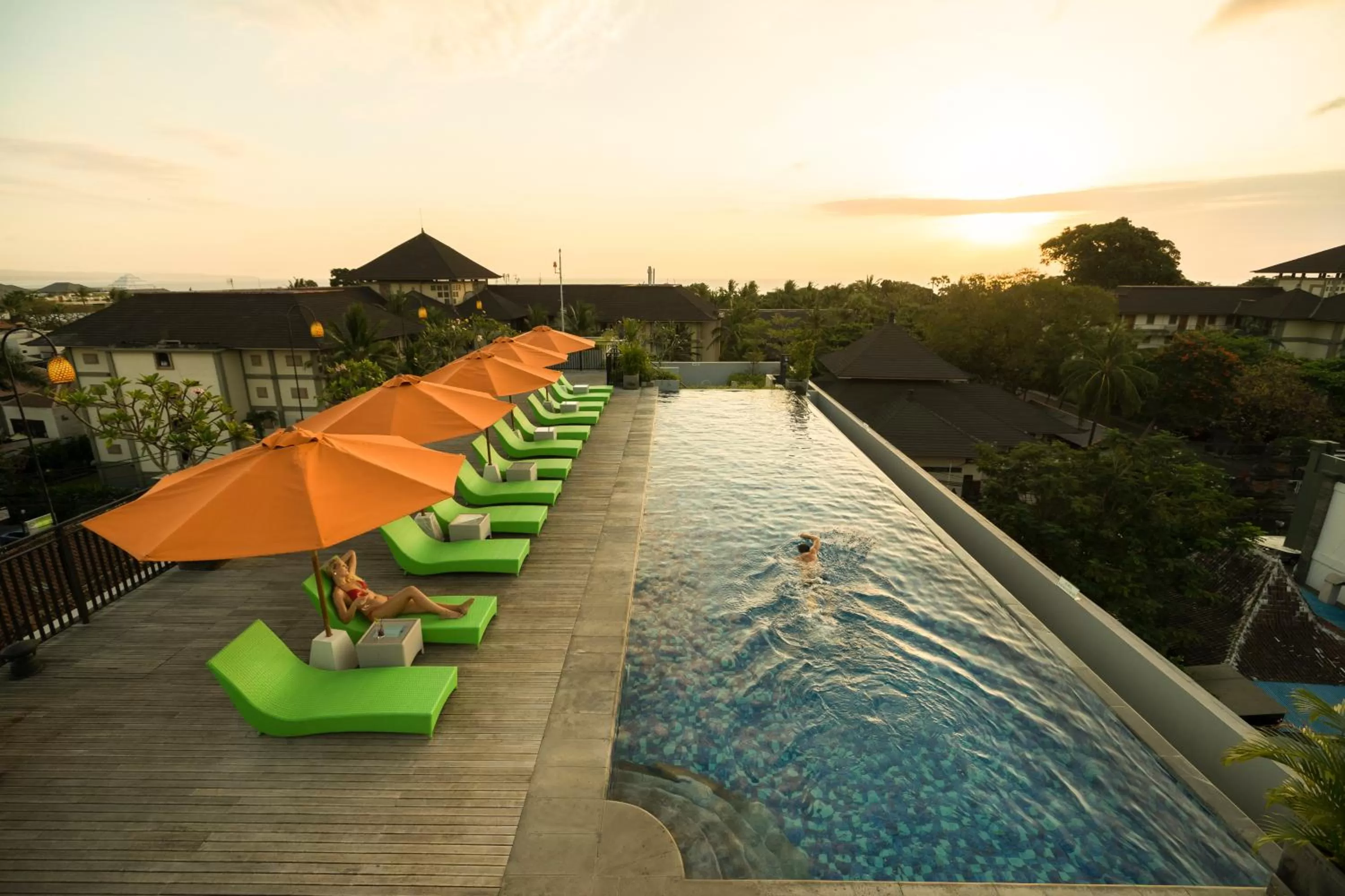 Swimming pool in Zest Legian by Swiss-Belhotel International