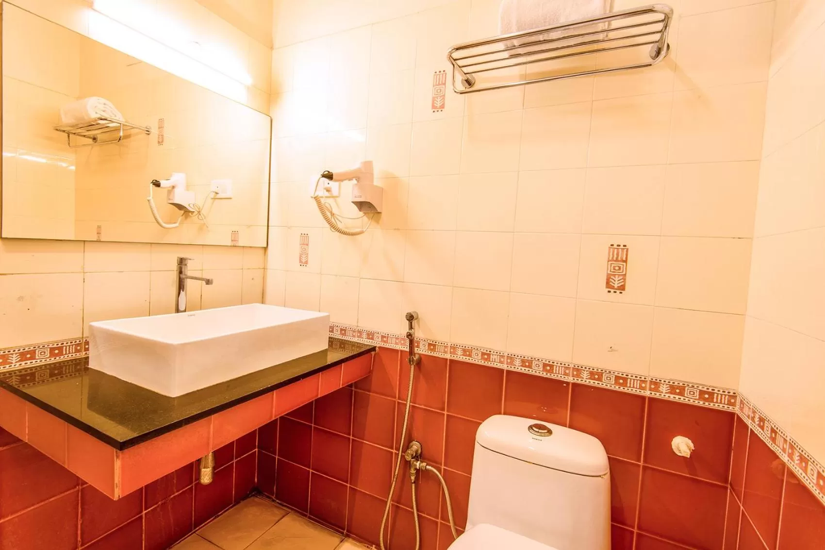 Bathroom in Fabhotel Blossoms Service Apartment - T Nagar