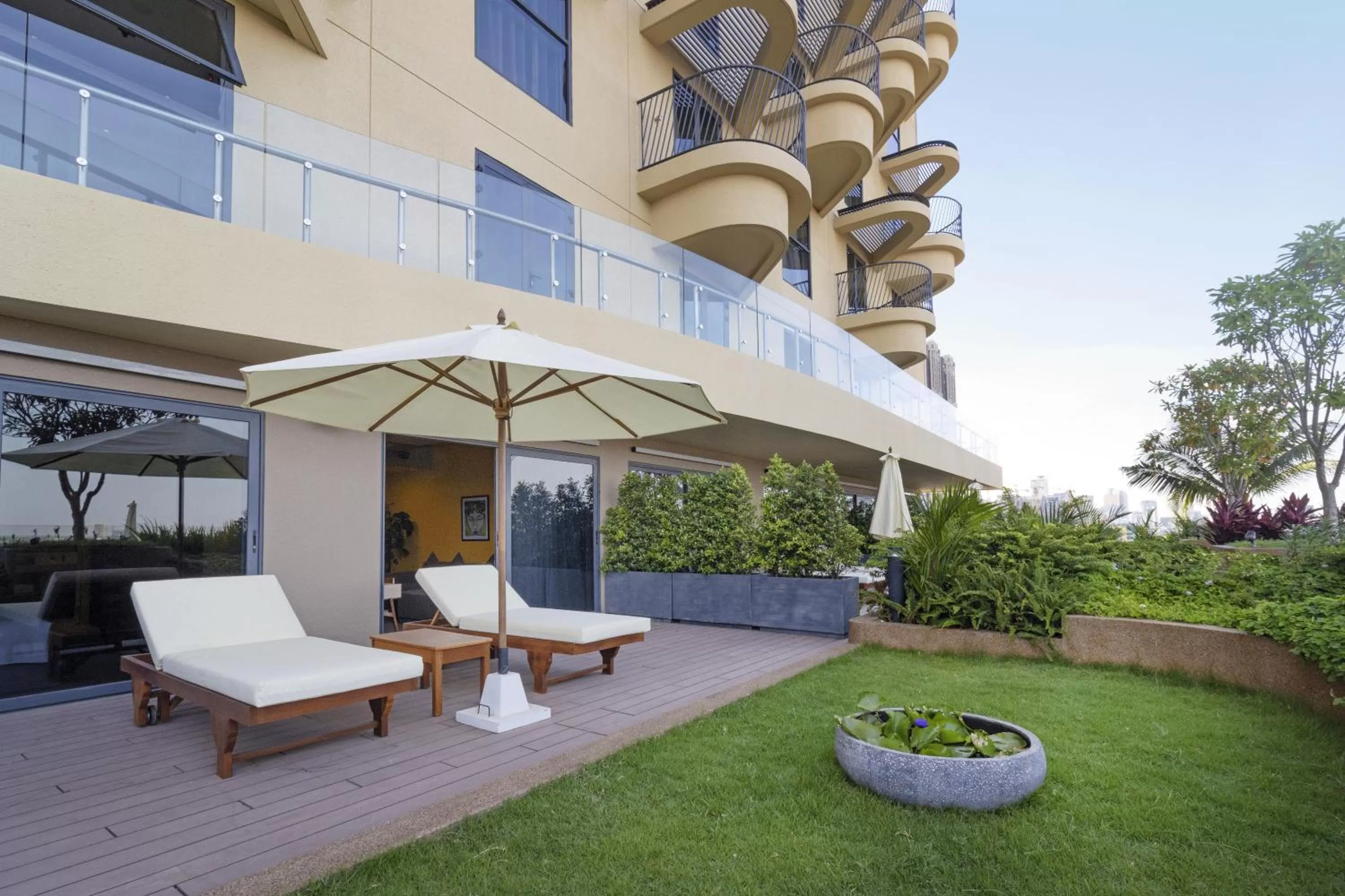 Garden in SUN & MOON, Riverside Hotel