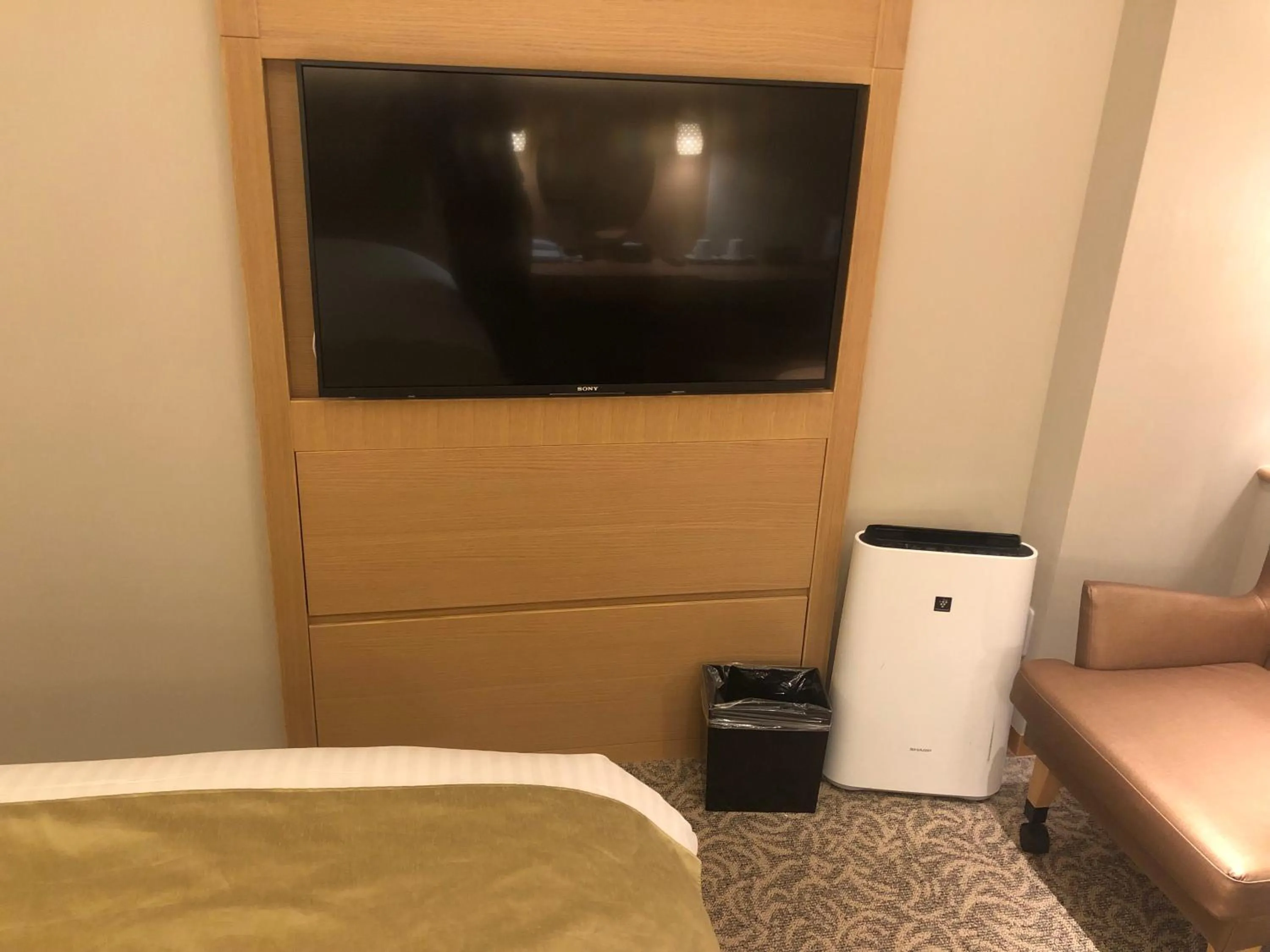 TV and multimedia, Bed in Kobe Luminous Hotel Sannomiya