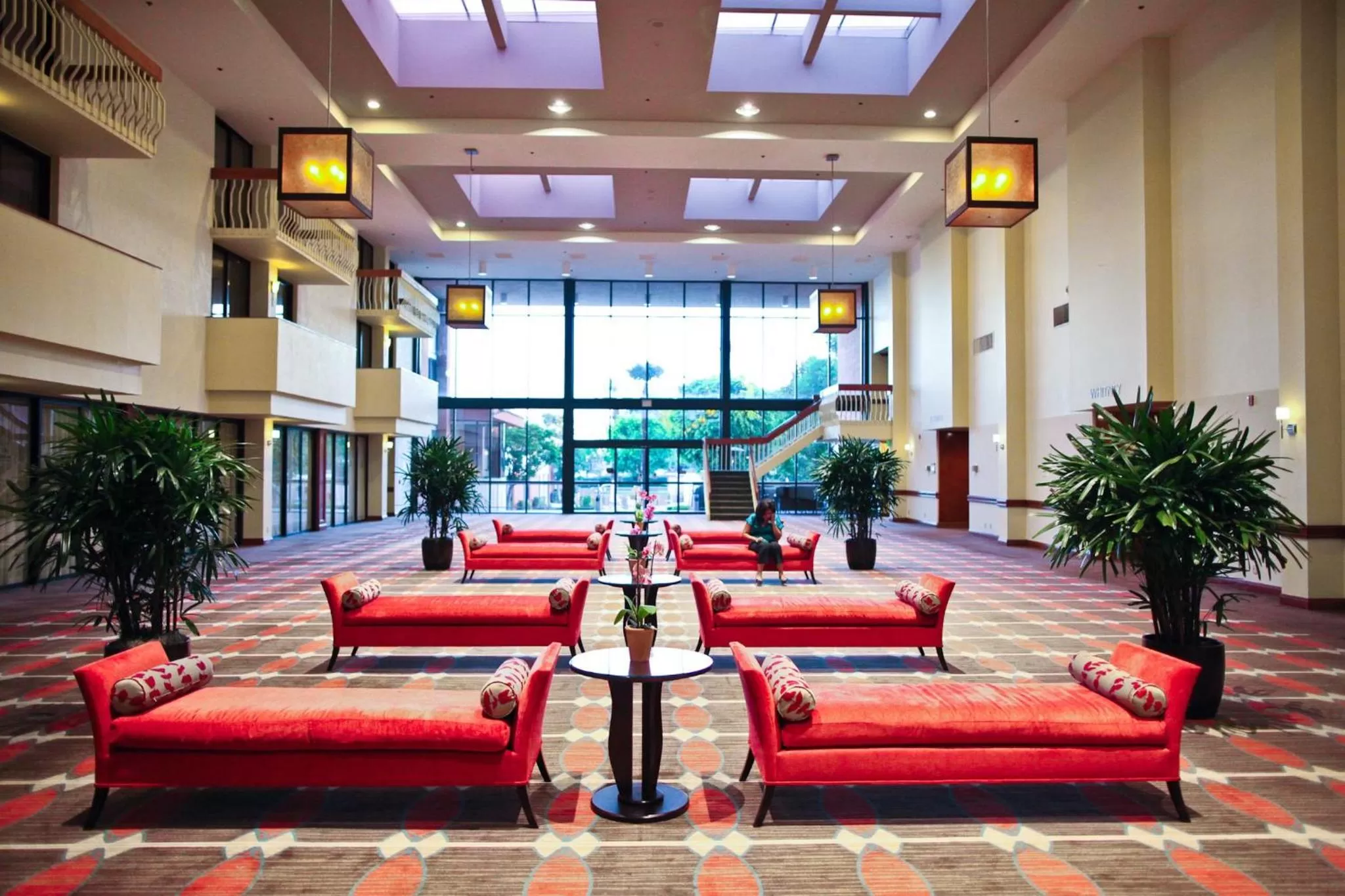 Lobby or reception in Ontario Airport Hotel & Conference Center