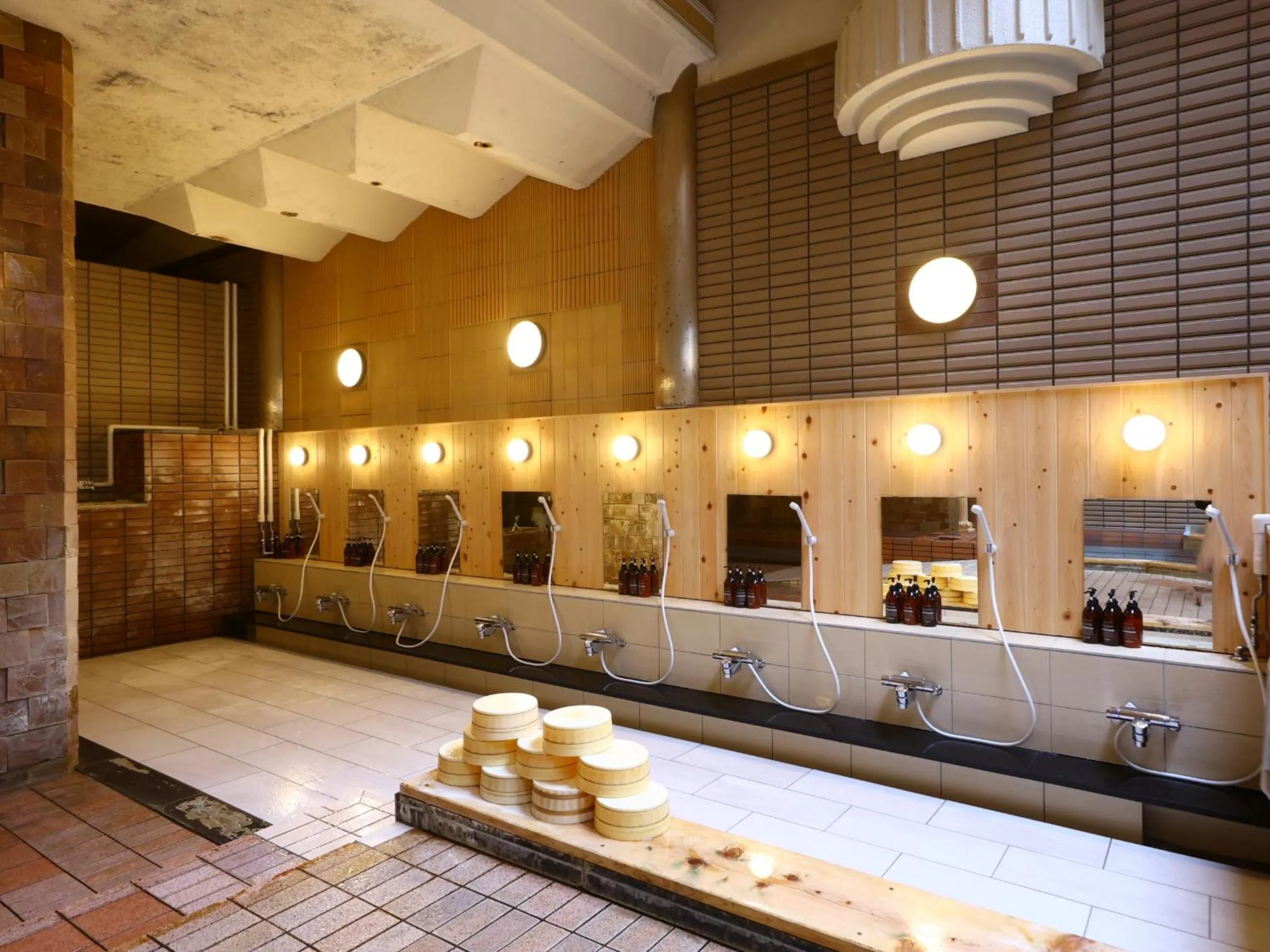 Hot Spring Bath in Hotel Yudanaka