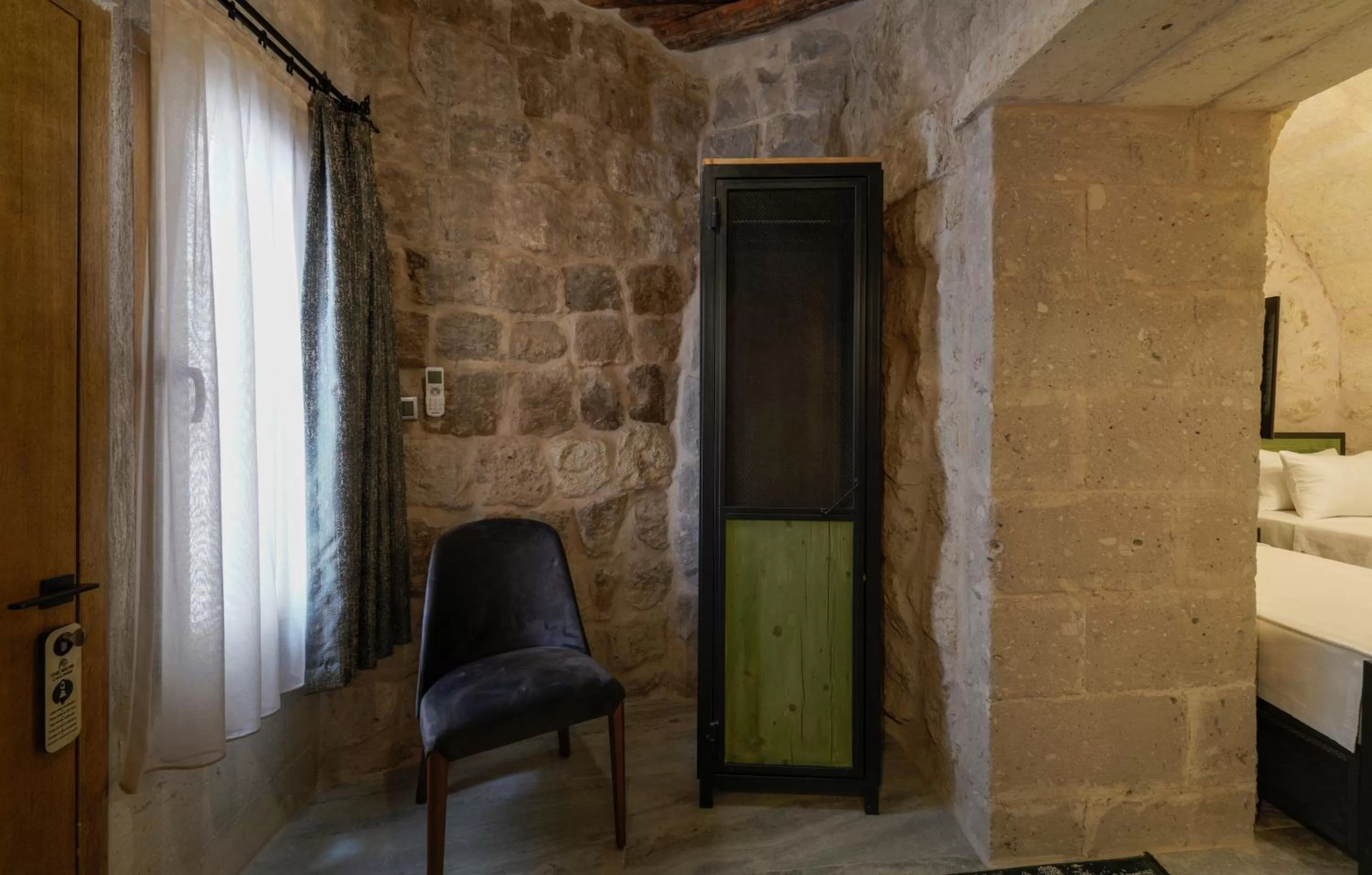 Bed in The Niche Cave Hotel