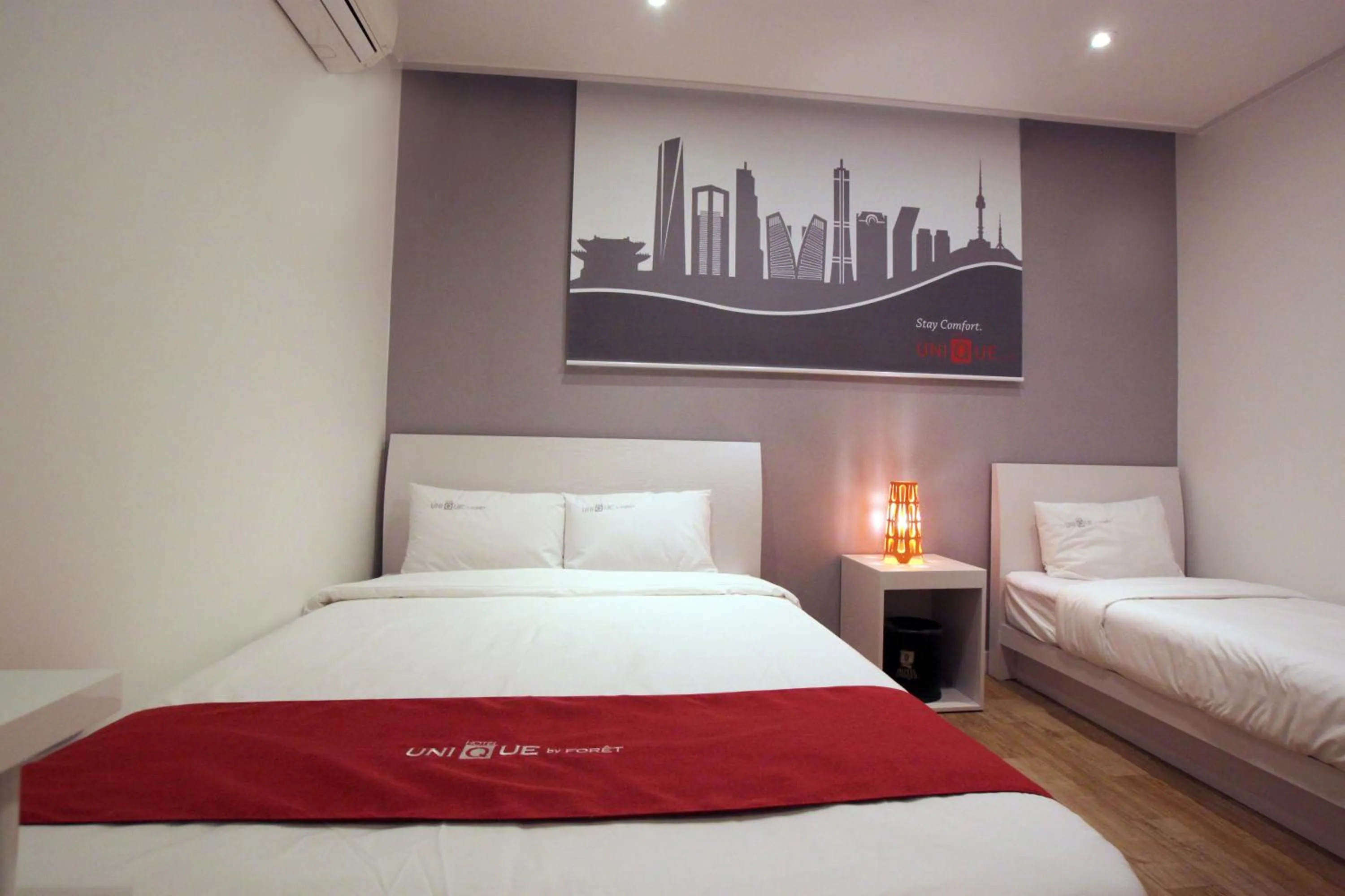 Bed in Jn Park Hotel Dongdaemun