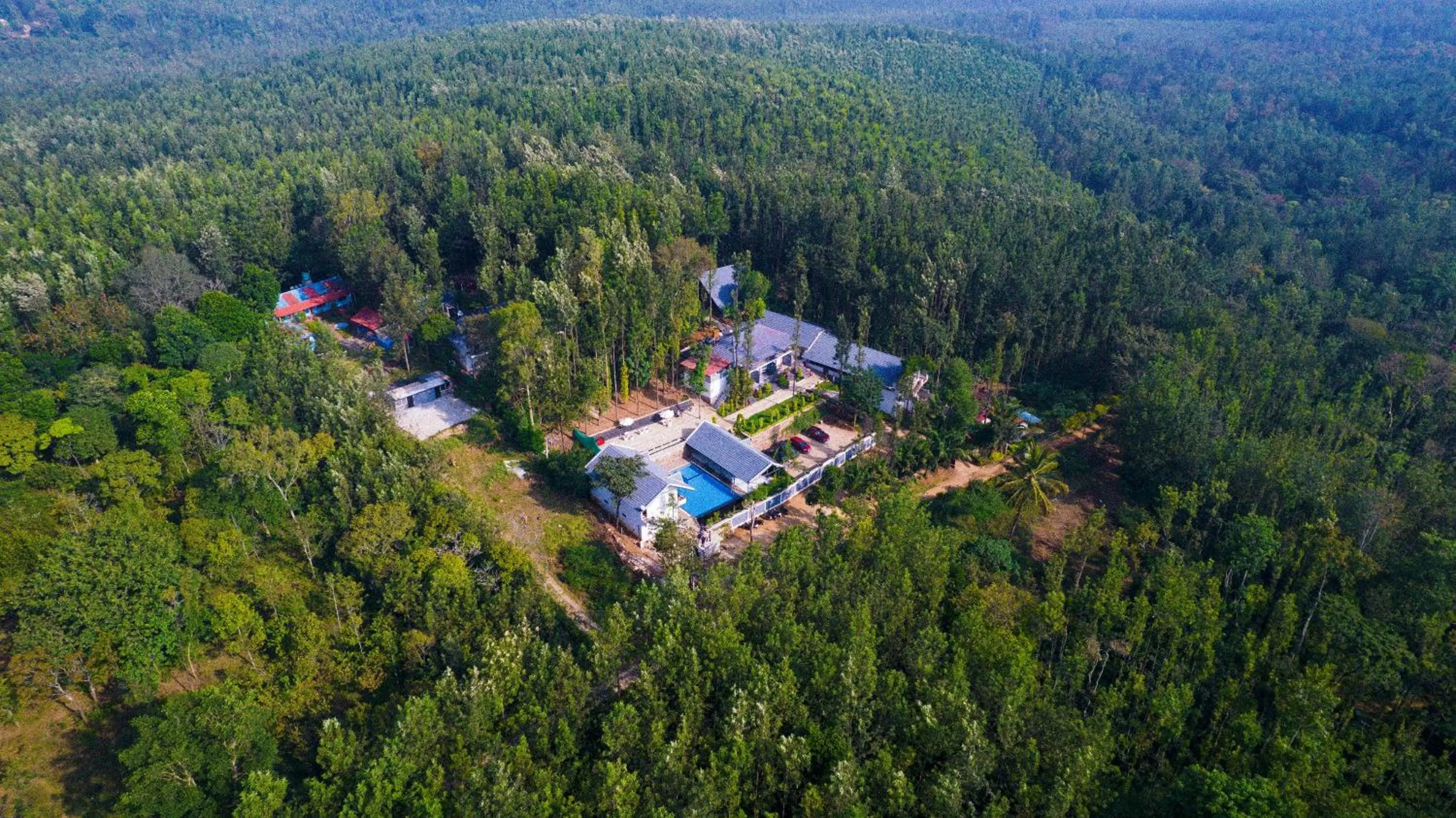 Bird's eye view in The Spectrum Resort - Chikmagalur