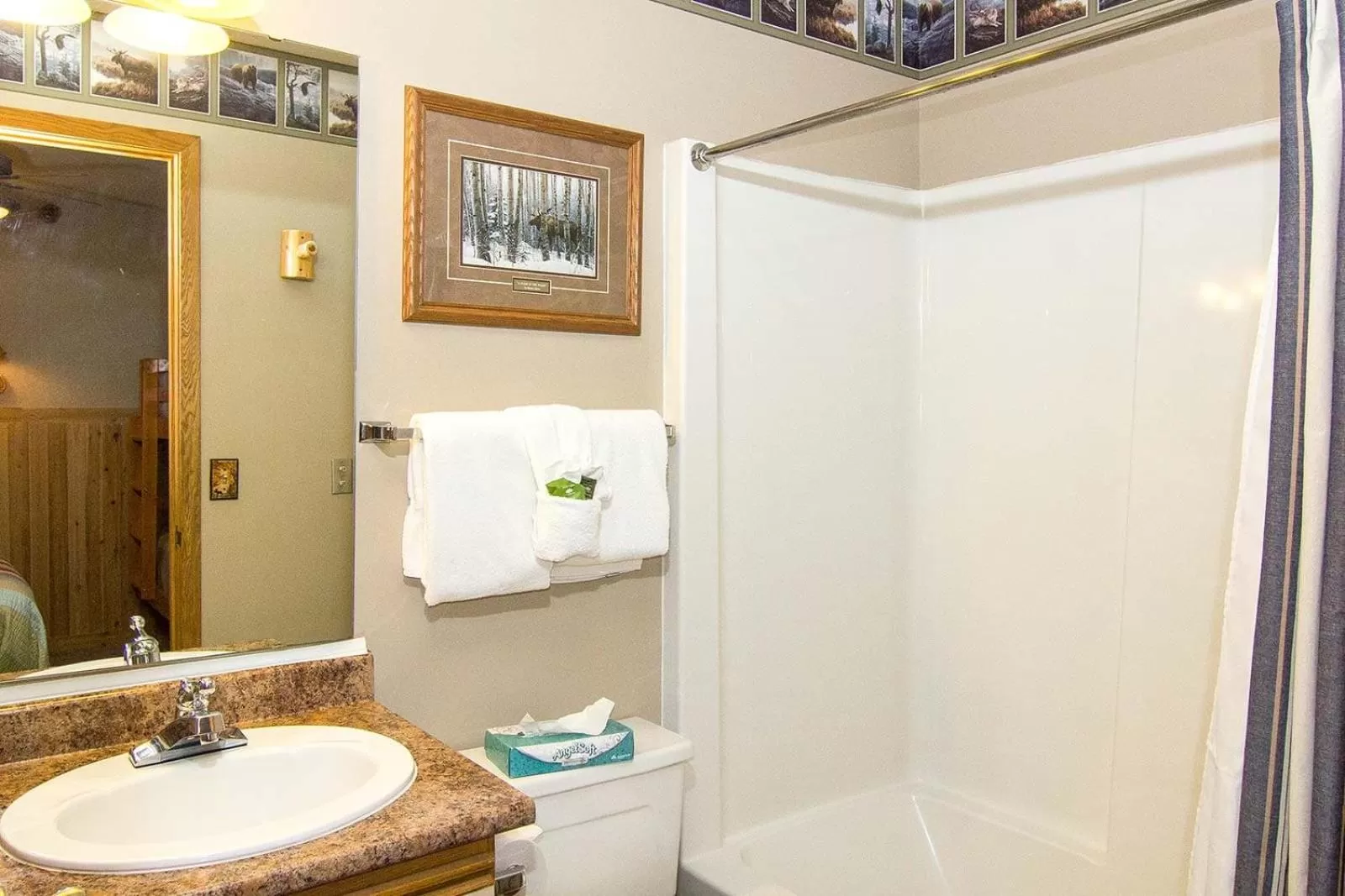 Bathroom in Caribou Highlands Lodge
