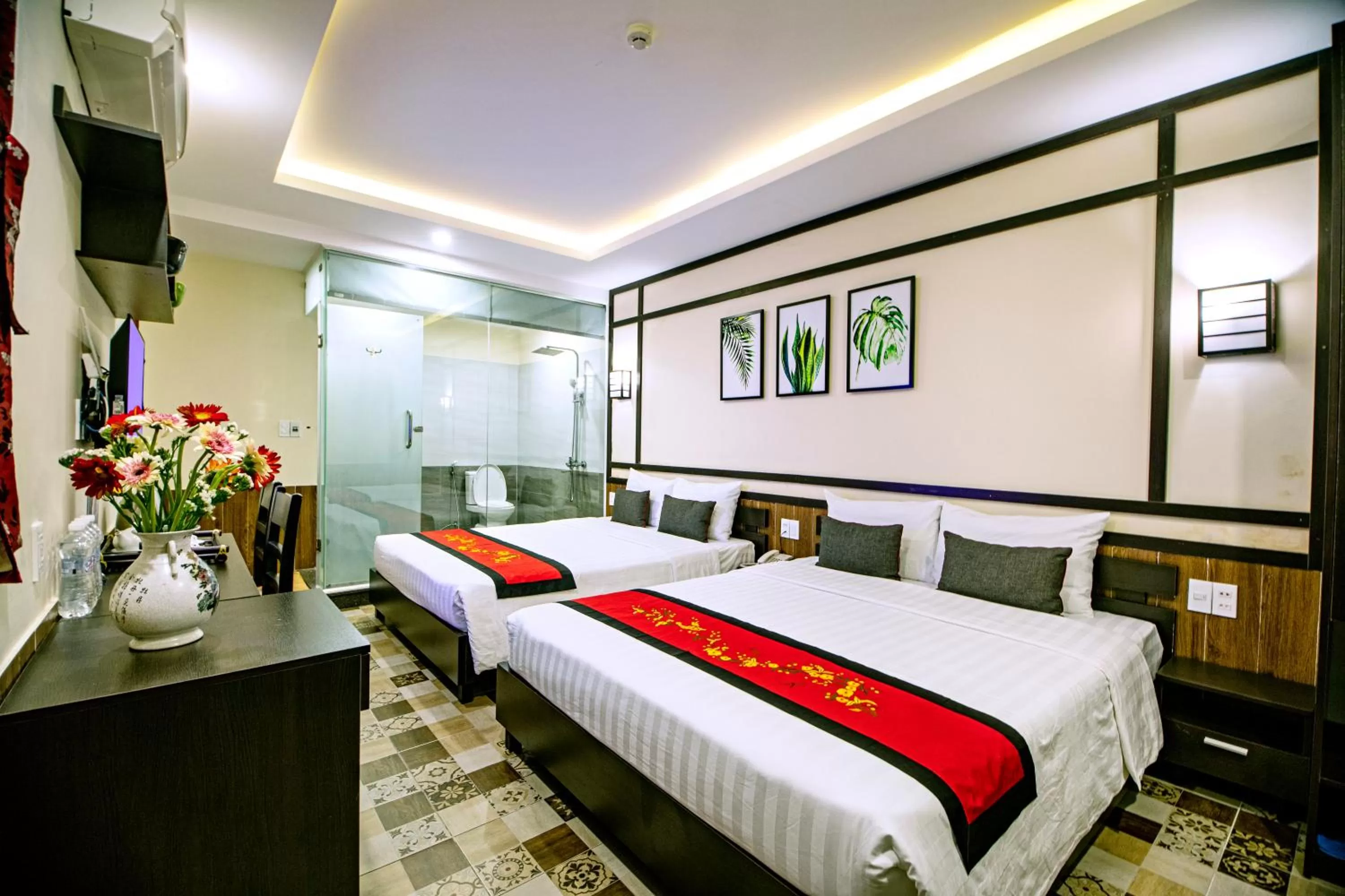 Bedroom, Bed in Hoi An Riverland Villa - Hoi An Center