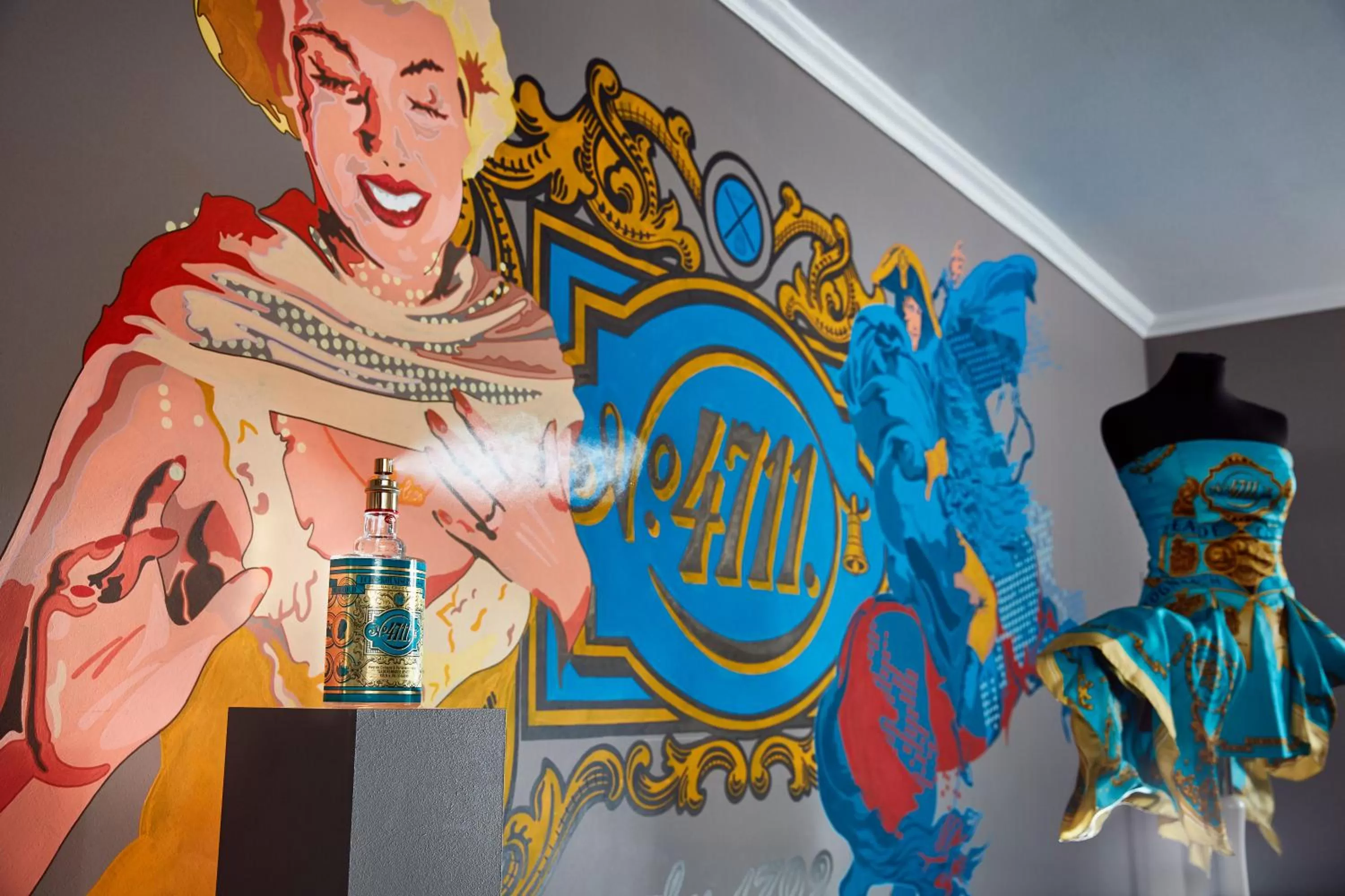 Decorative detail in Lindner Hotel Cologne City Plaza, part of JdV by Hyatt