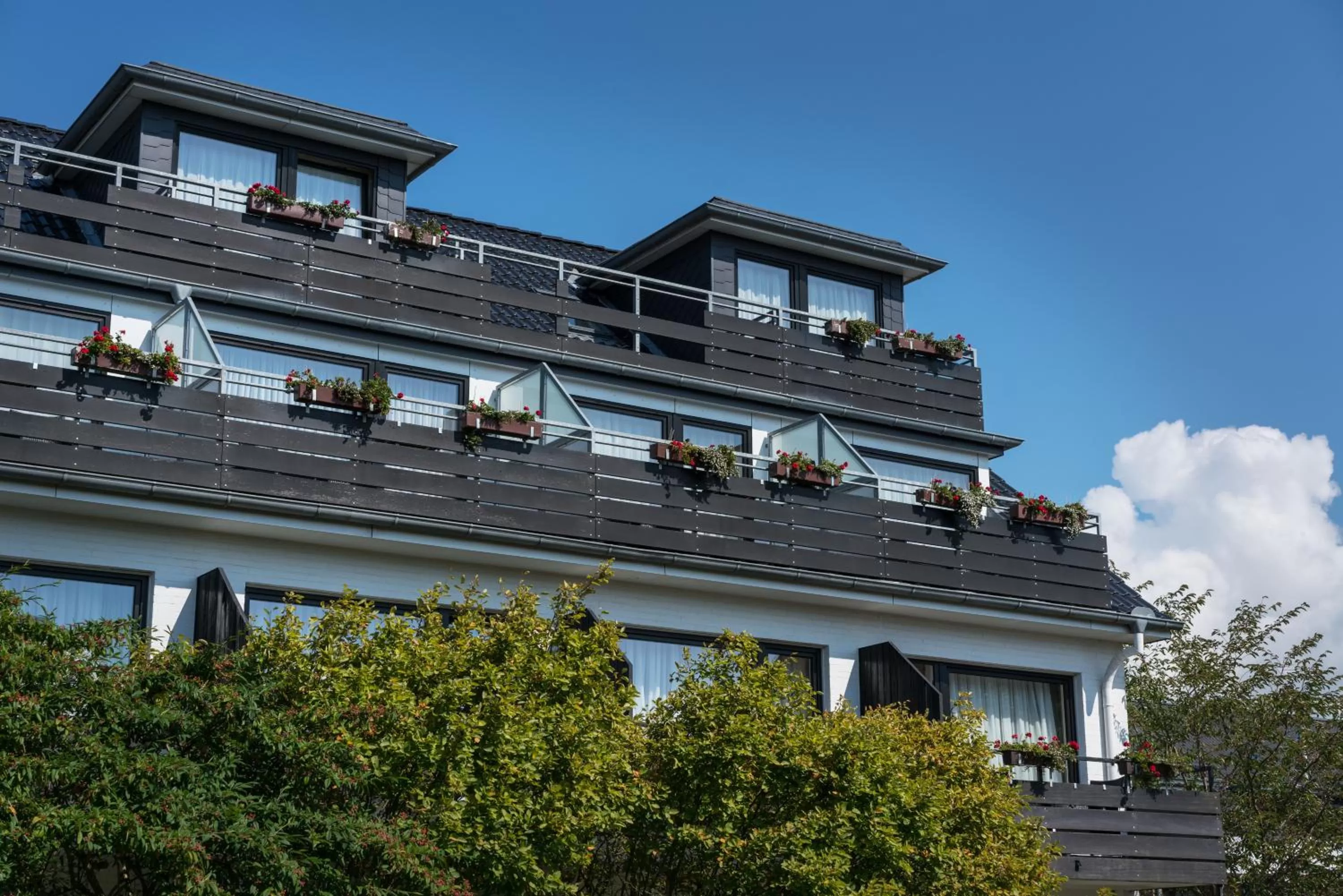 Property building in Das Frühstückshotel Büsum