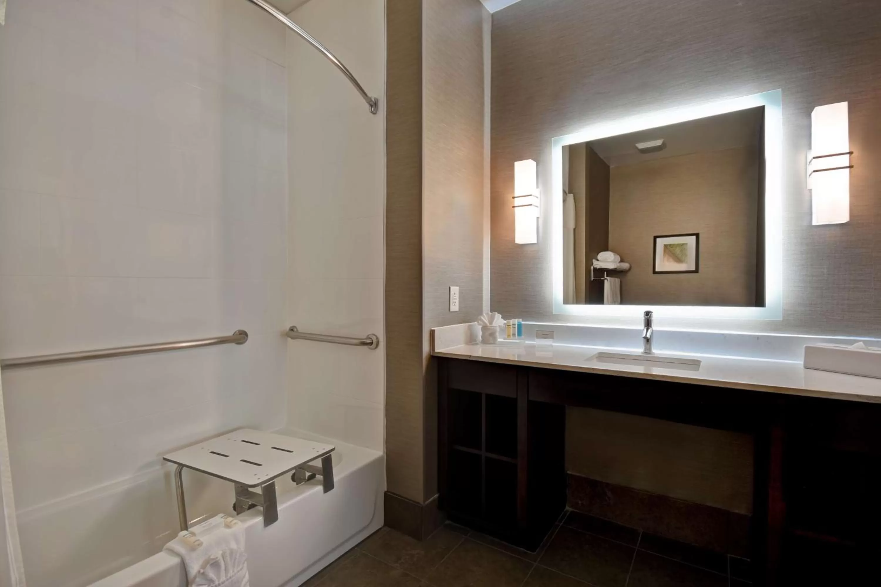 Bathroom in Homewood Suites By Hilton HOU Intercontinental Airport