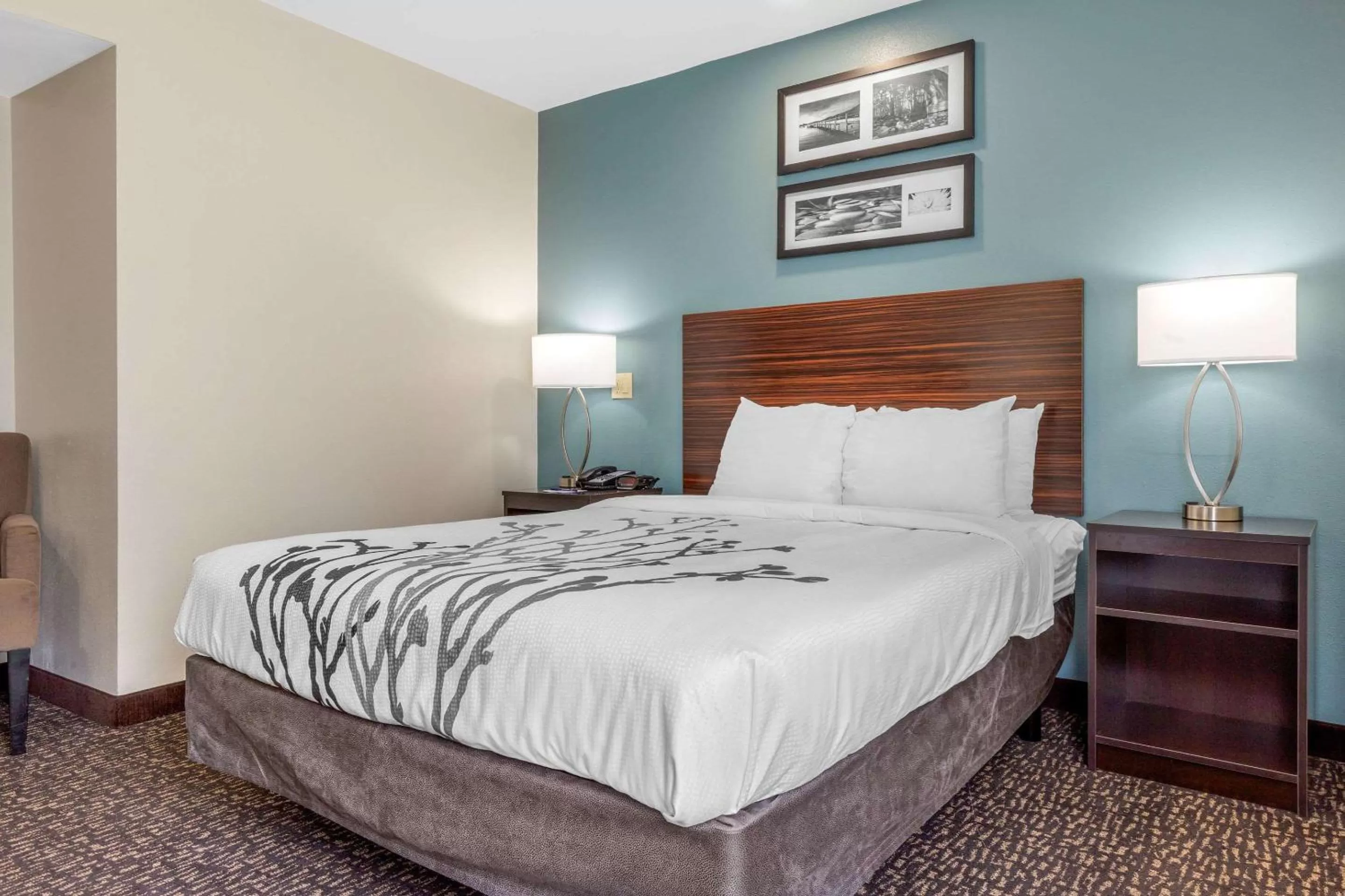 Bedroom, Bed in Sleep Inn & Suites