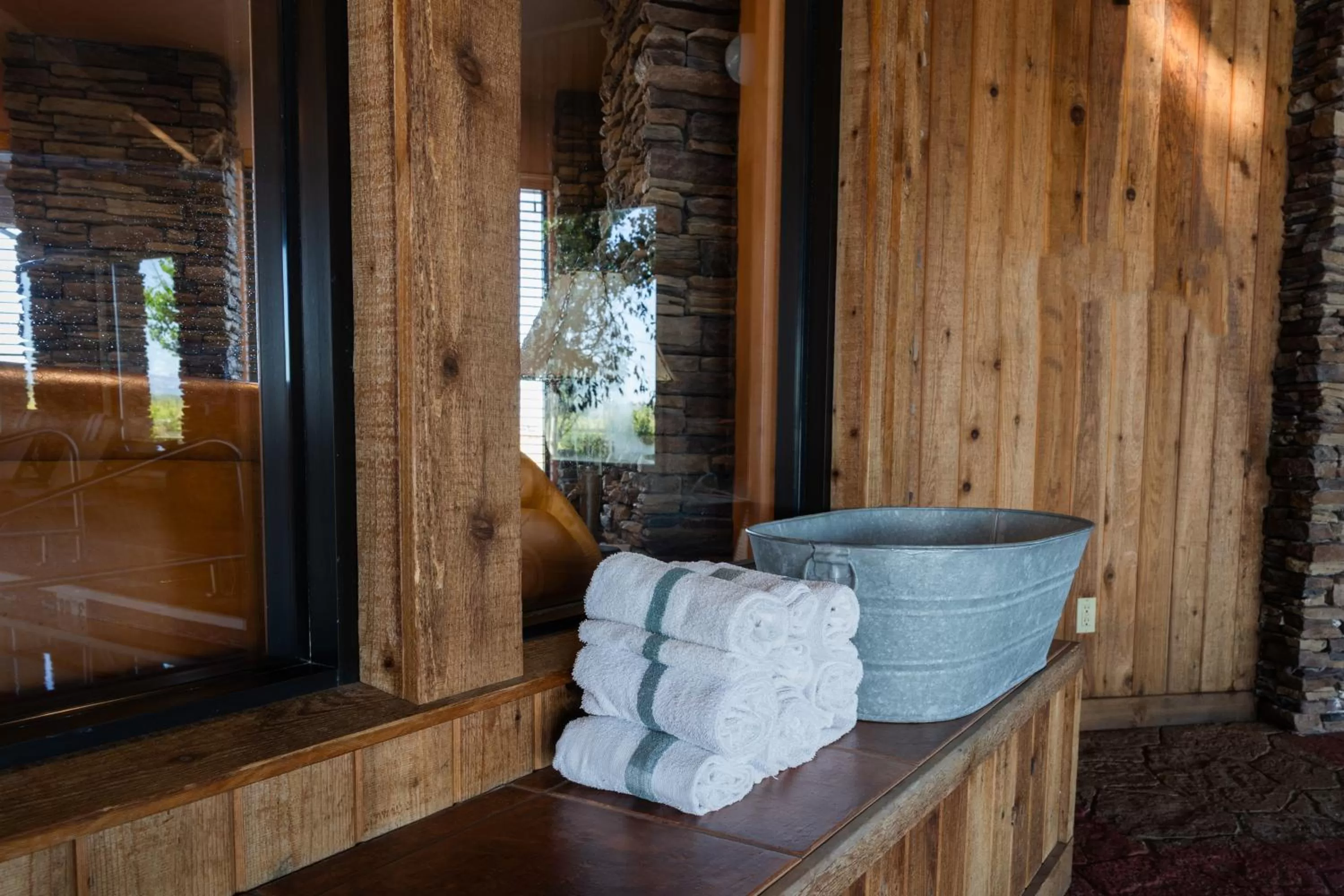 Pool view in Pinedale Hotel & Suites