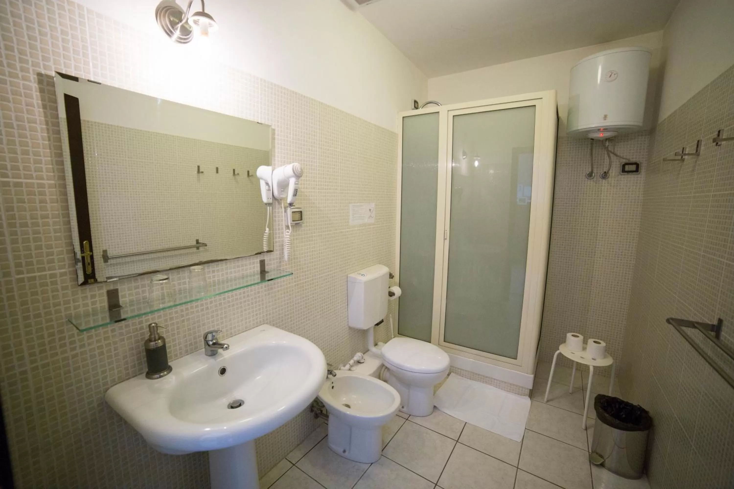 Bathroom in Hotel Biscari