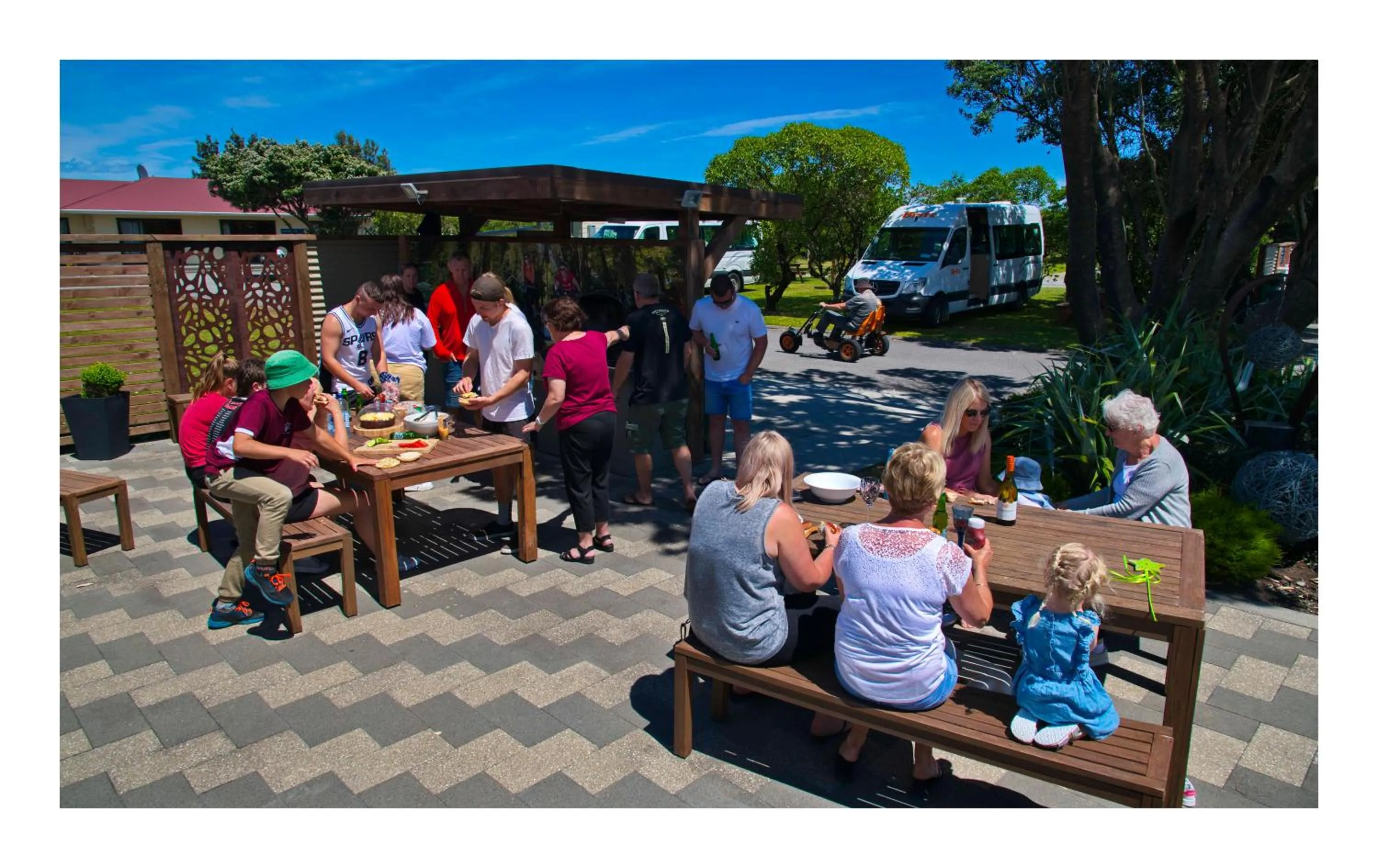 BBQ facilities in Greymouth Seaside TOP 10 Holiday Park