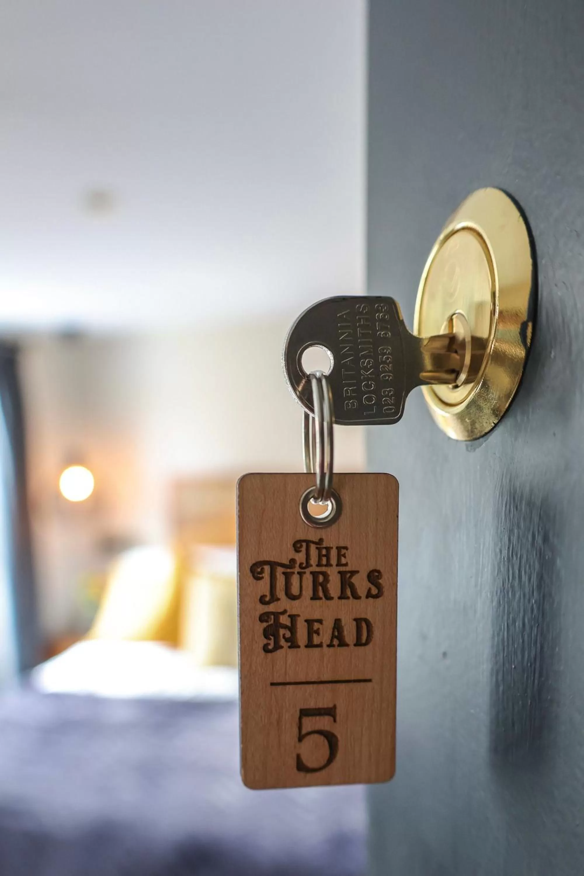 Decorative detail, Bed in The Turks Head