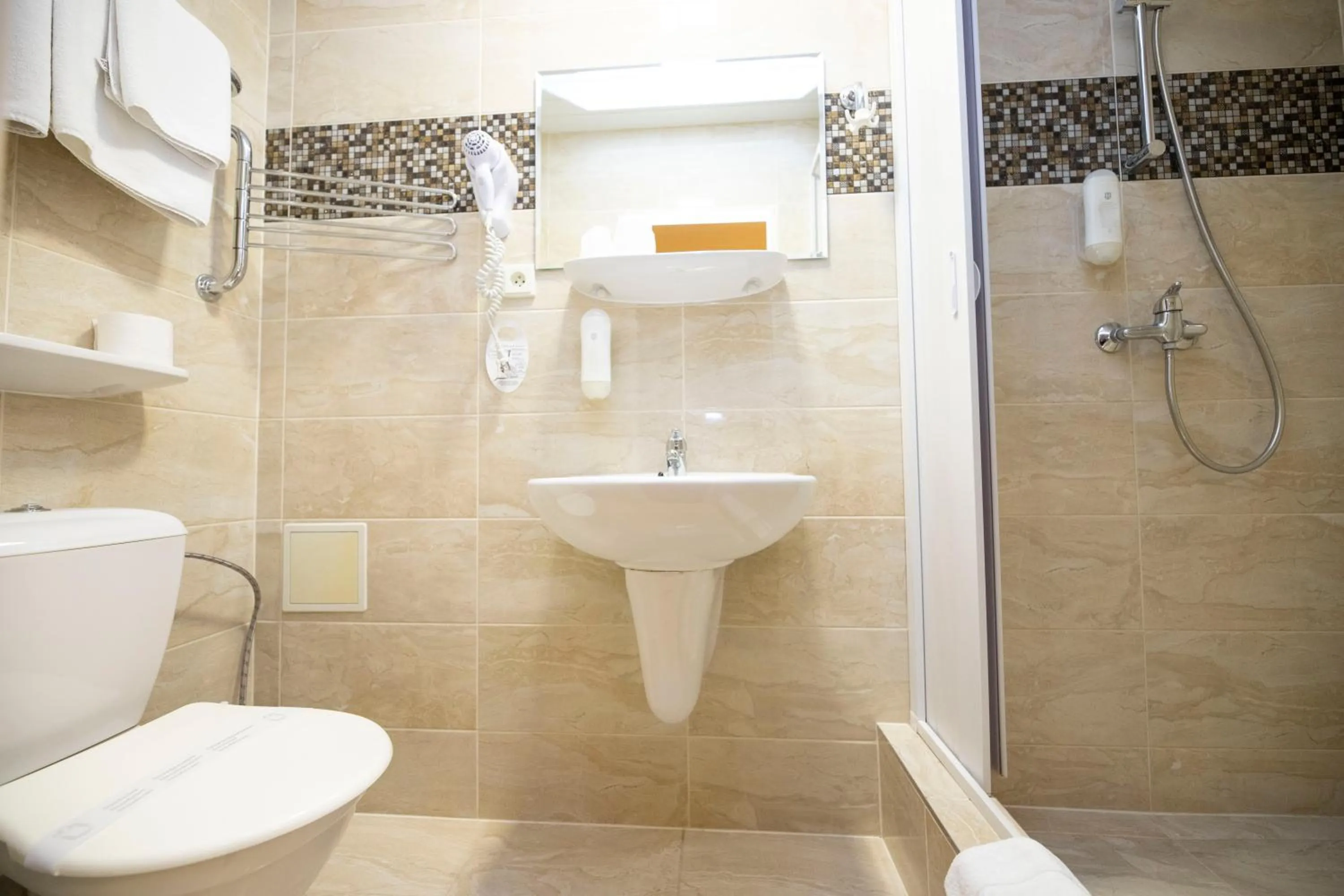 Bathroom in Old Prague Hotel