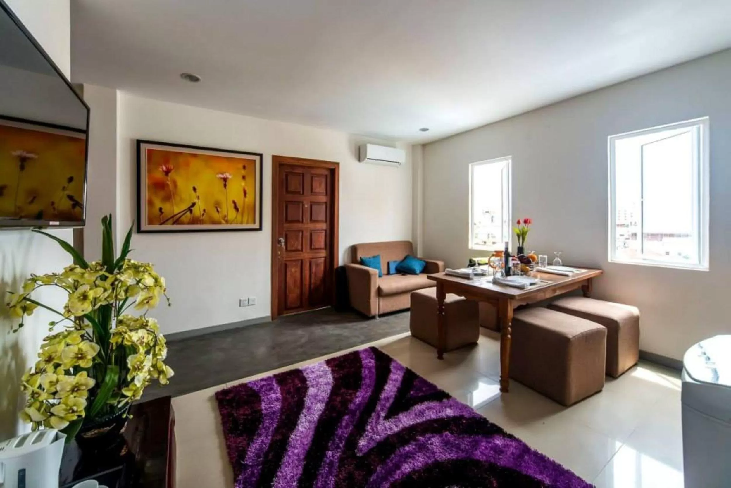 Living room in White Residence Hotel & Apartment