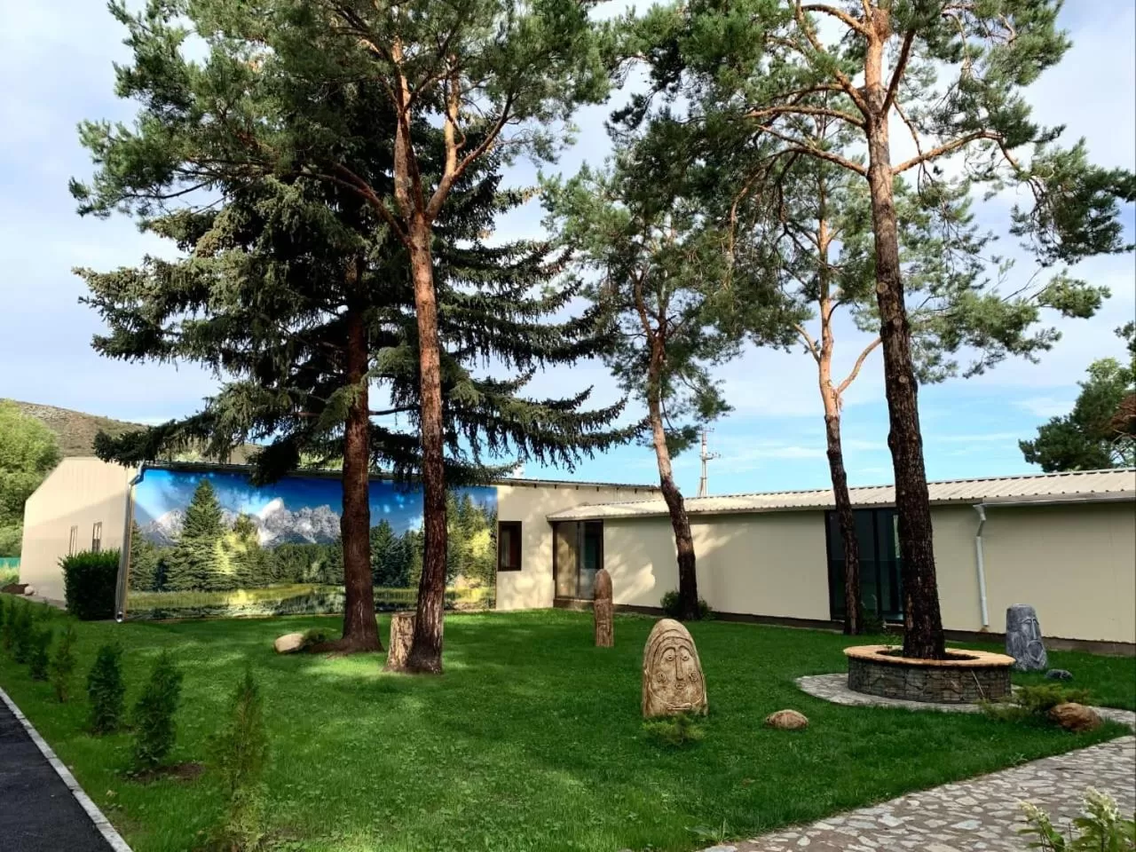 Garden in My hotel Karakol