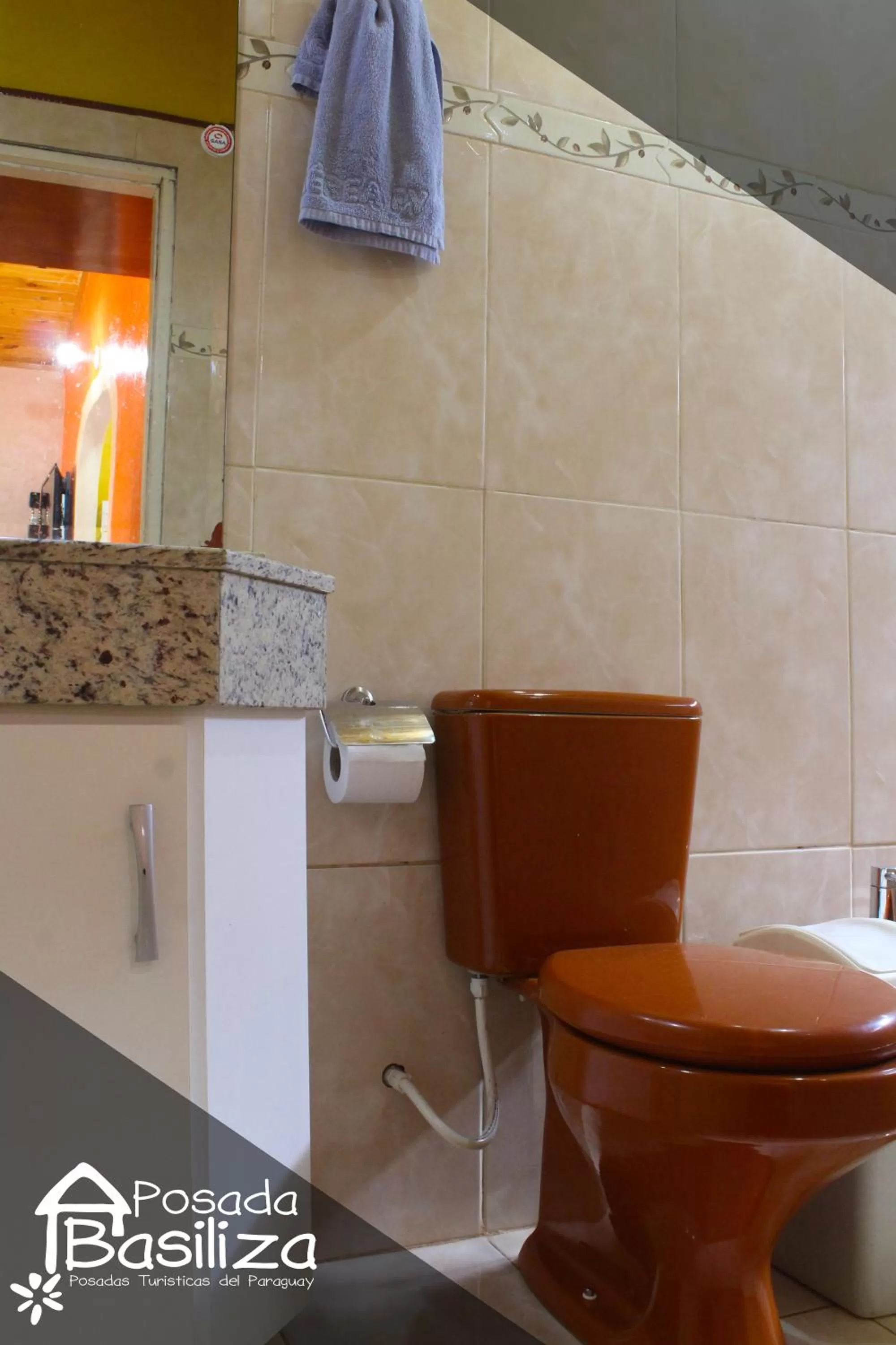 Bathroom in Posada Basiliza, Encarnación PY