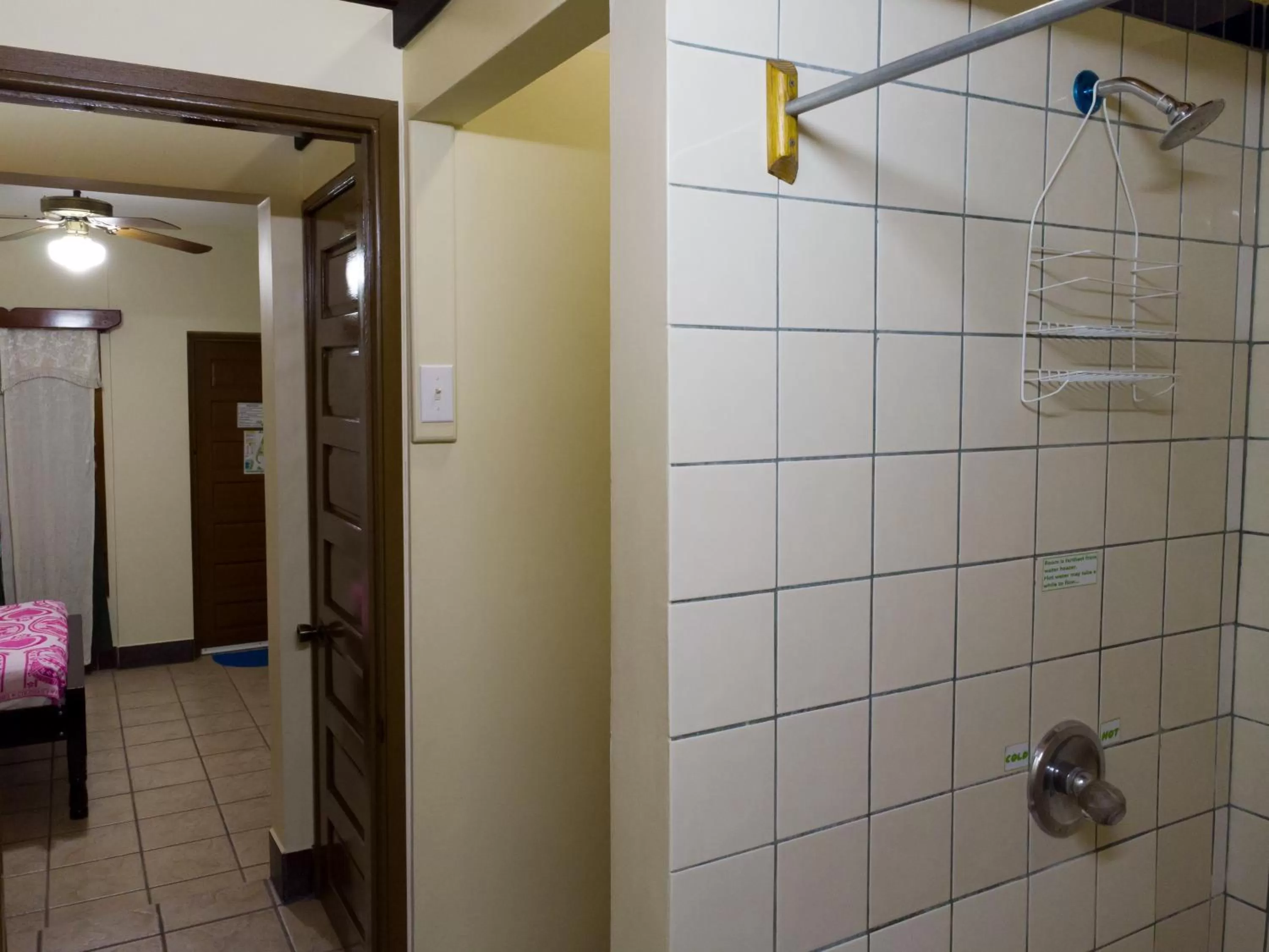 Shower in Rumors Resort Hotel