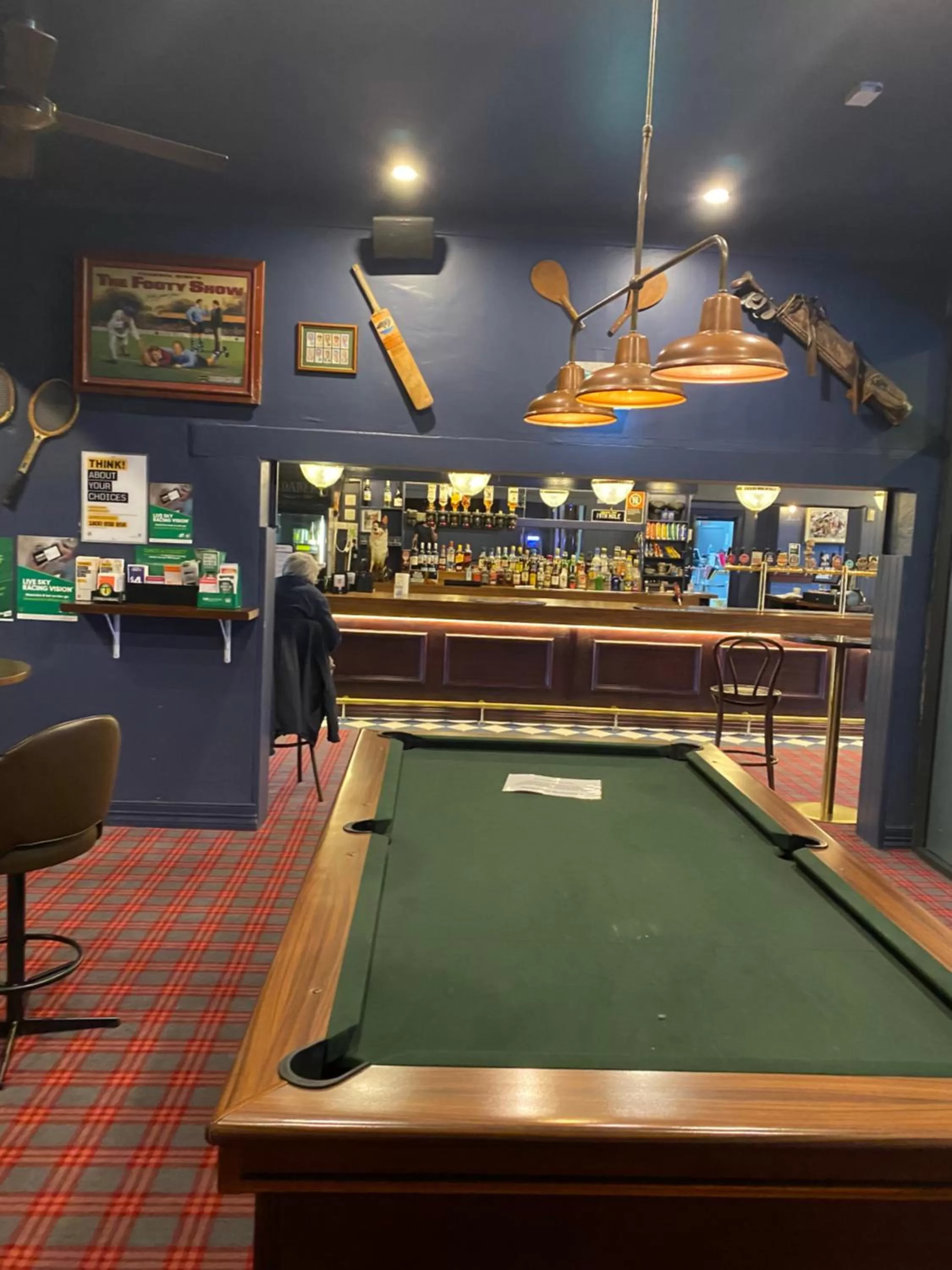 Billiards in Royal Hotel Oberon