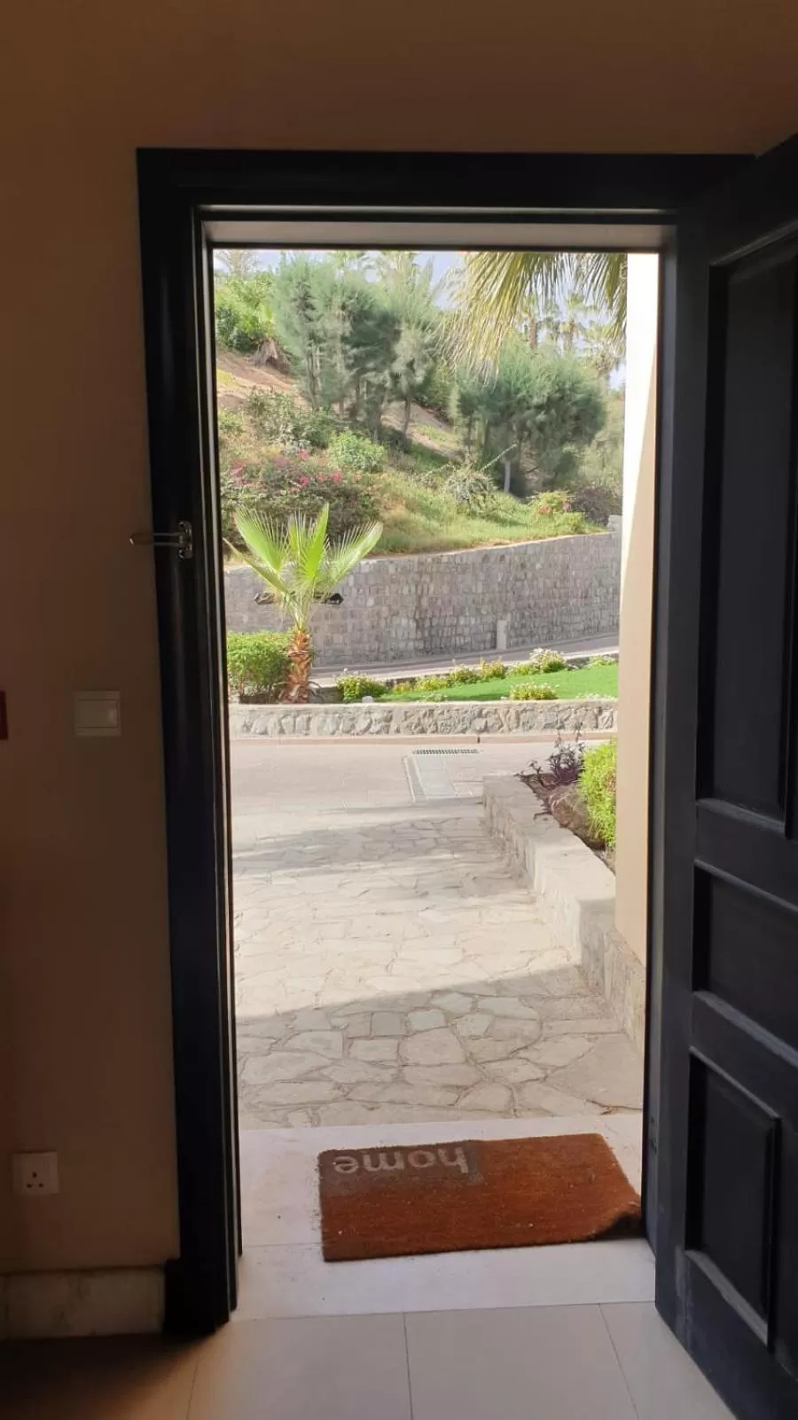 Garden view in Peaceful Private Villa at Five Star Beach Resort