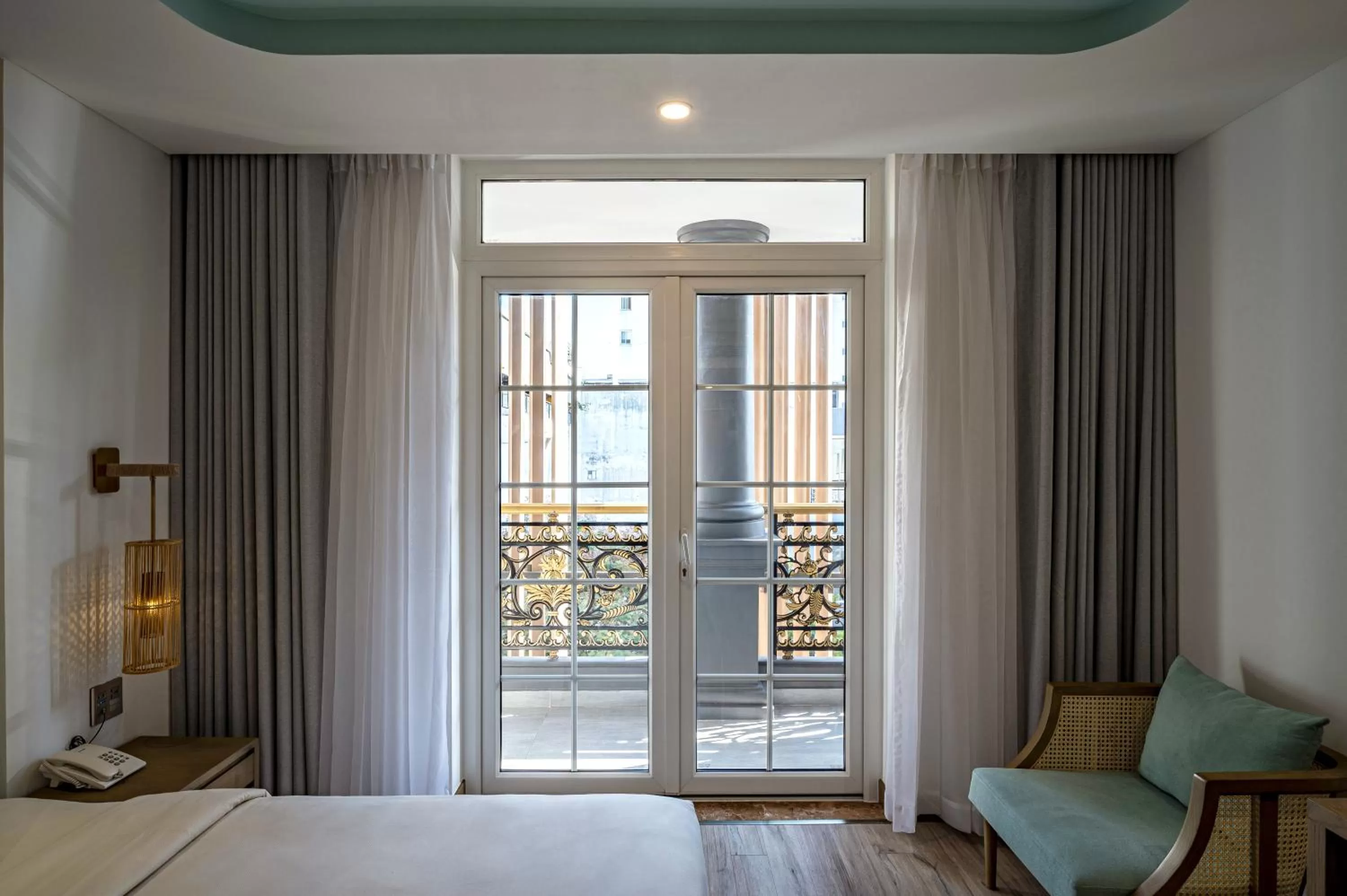 Bed in Icon Saigon - LifeStyle Design Hotel