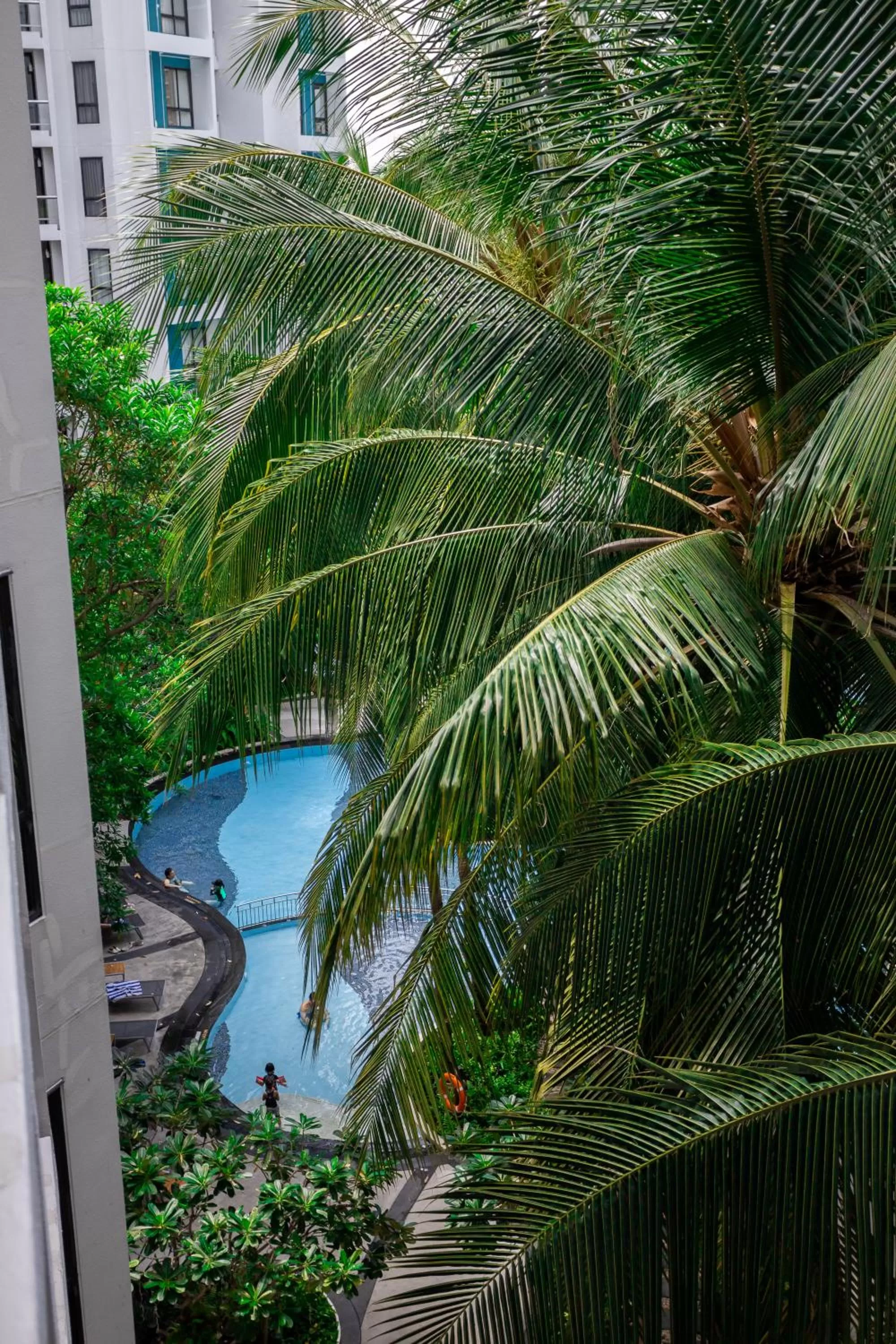Garden view in Chatrium Sathon Bangkok