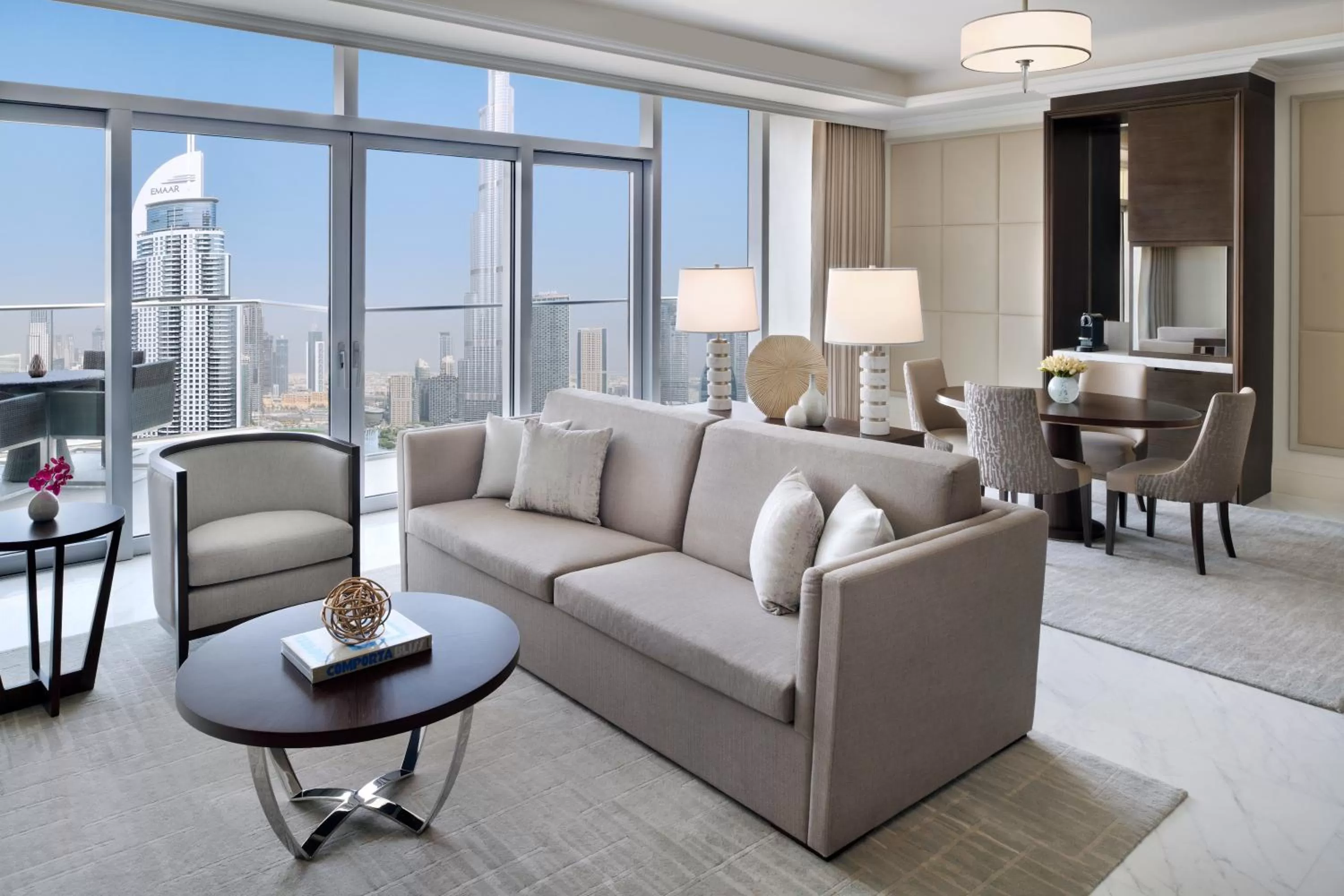 Living room in Address Dubai Mall