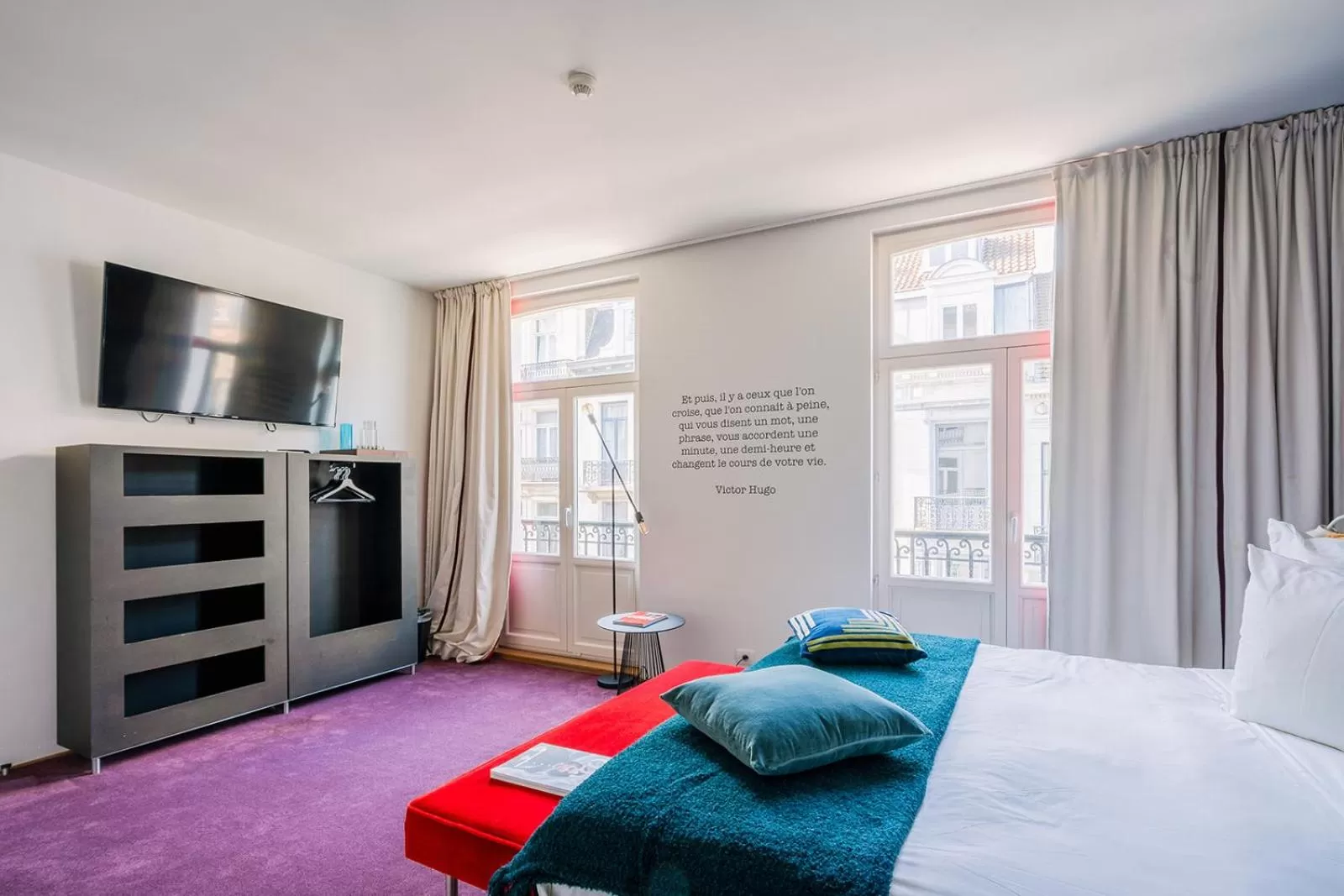Bed in Smartflats - Pacific Brussels